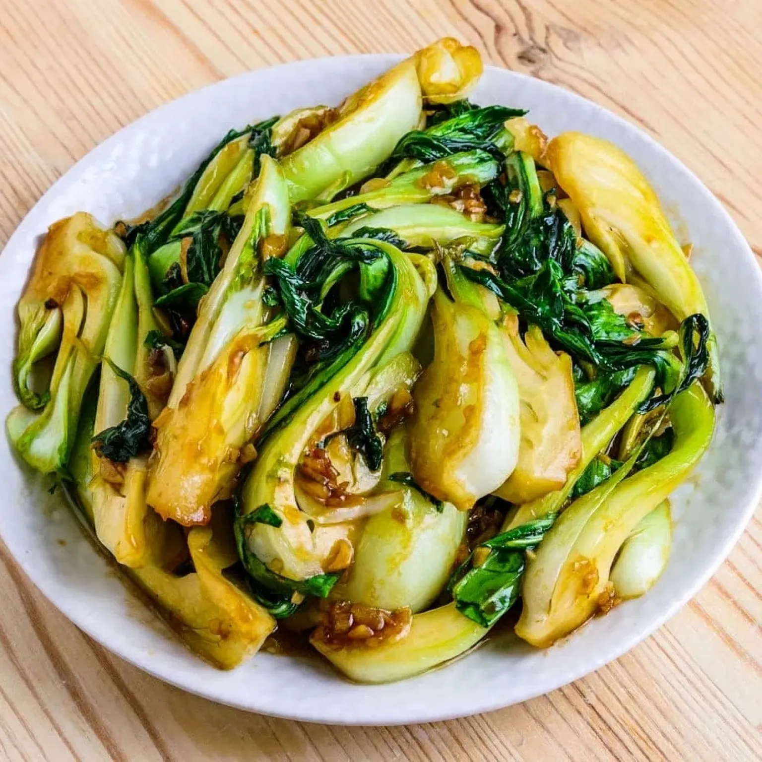 Pak Choi Sauté à l'ail