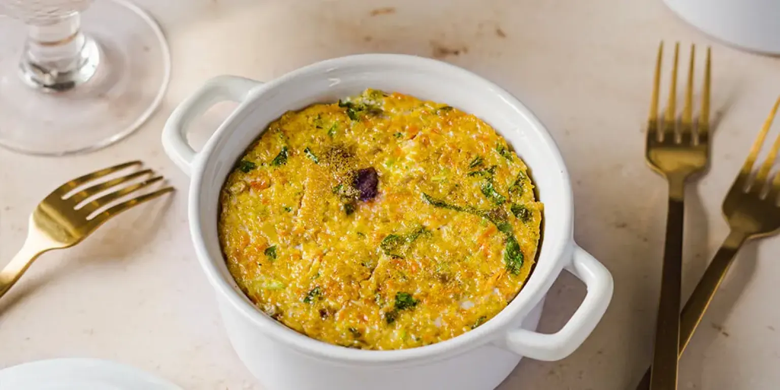 Flans d’amarante aux légumes