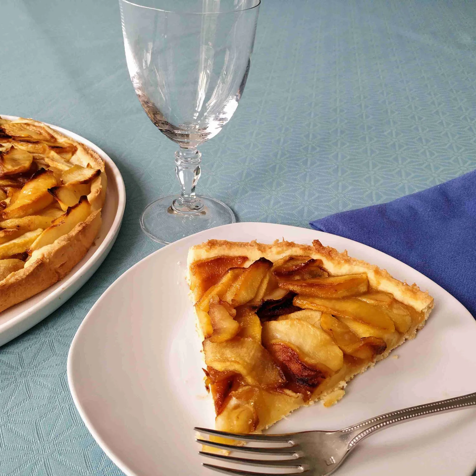 Tarte fondante aux pommes
