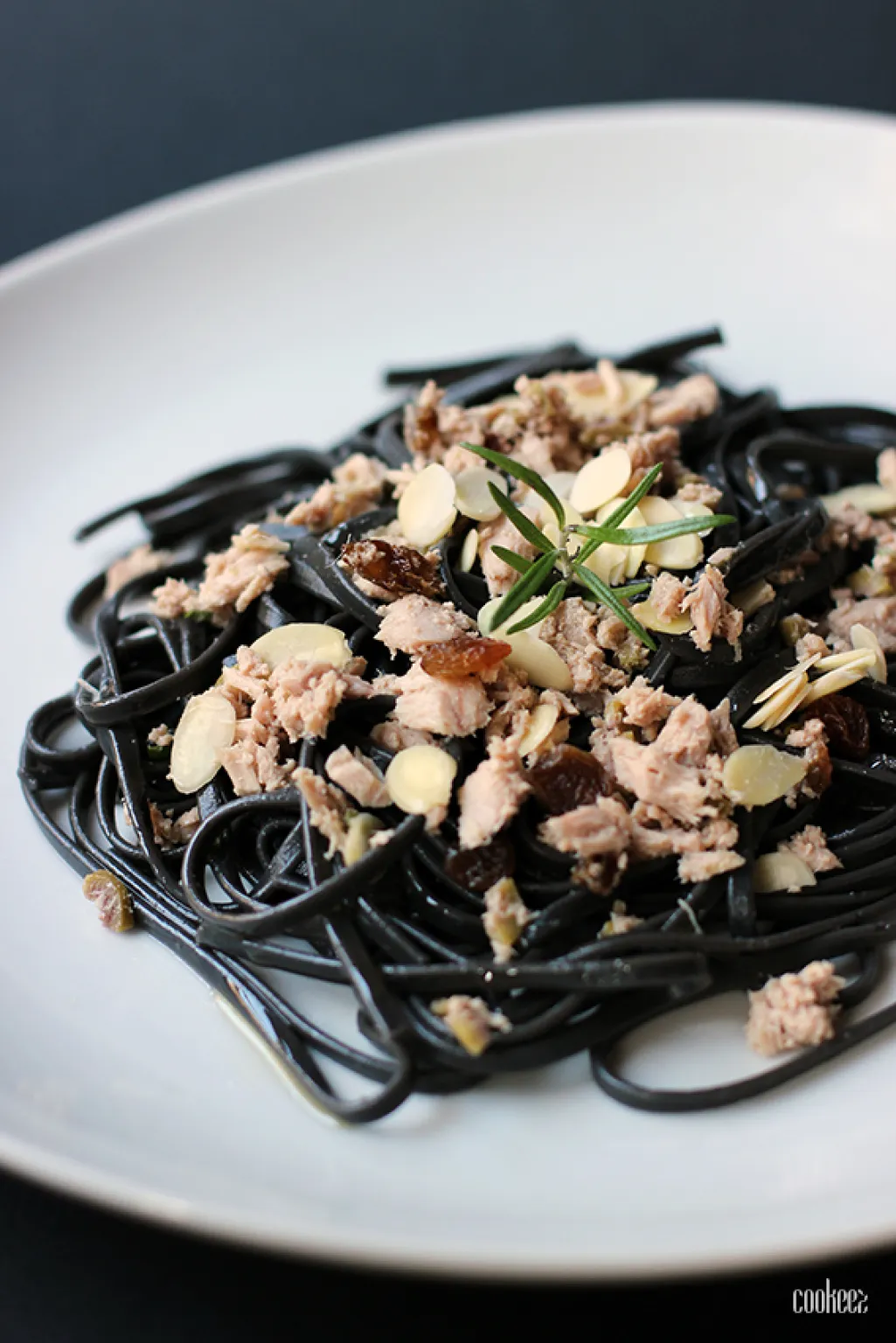 Spaghettis à l'encre de seiche