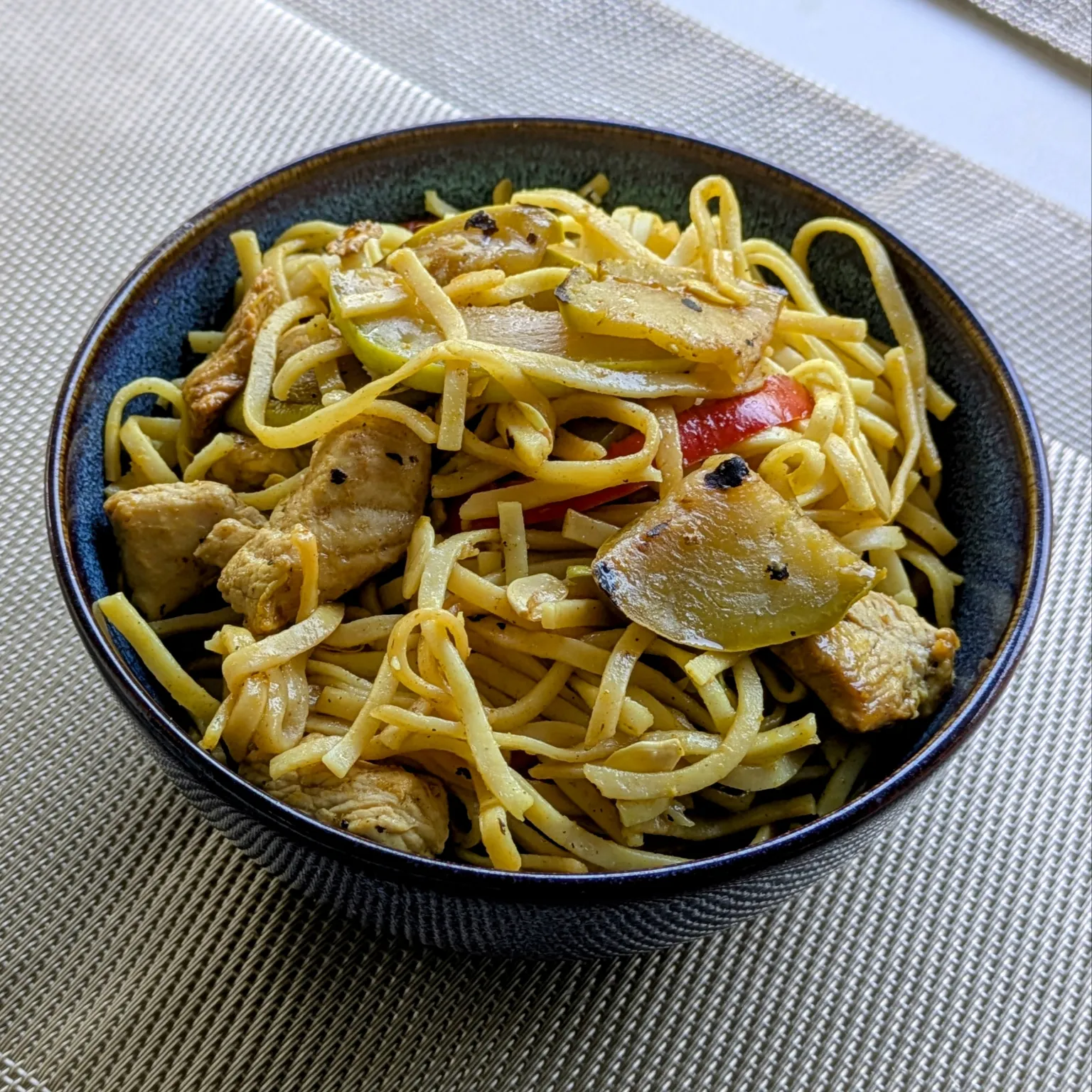 Wok de dinde aux légumes croquants
