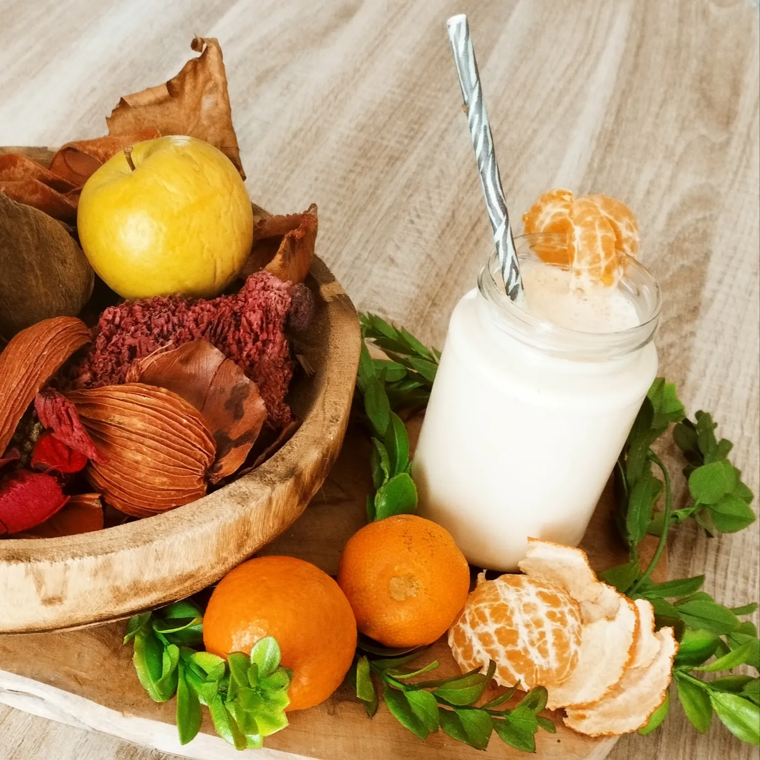 Milkshake vanille clementine