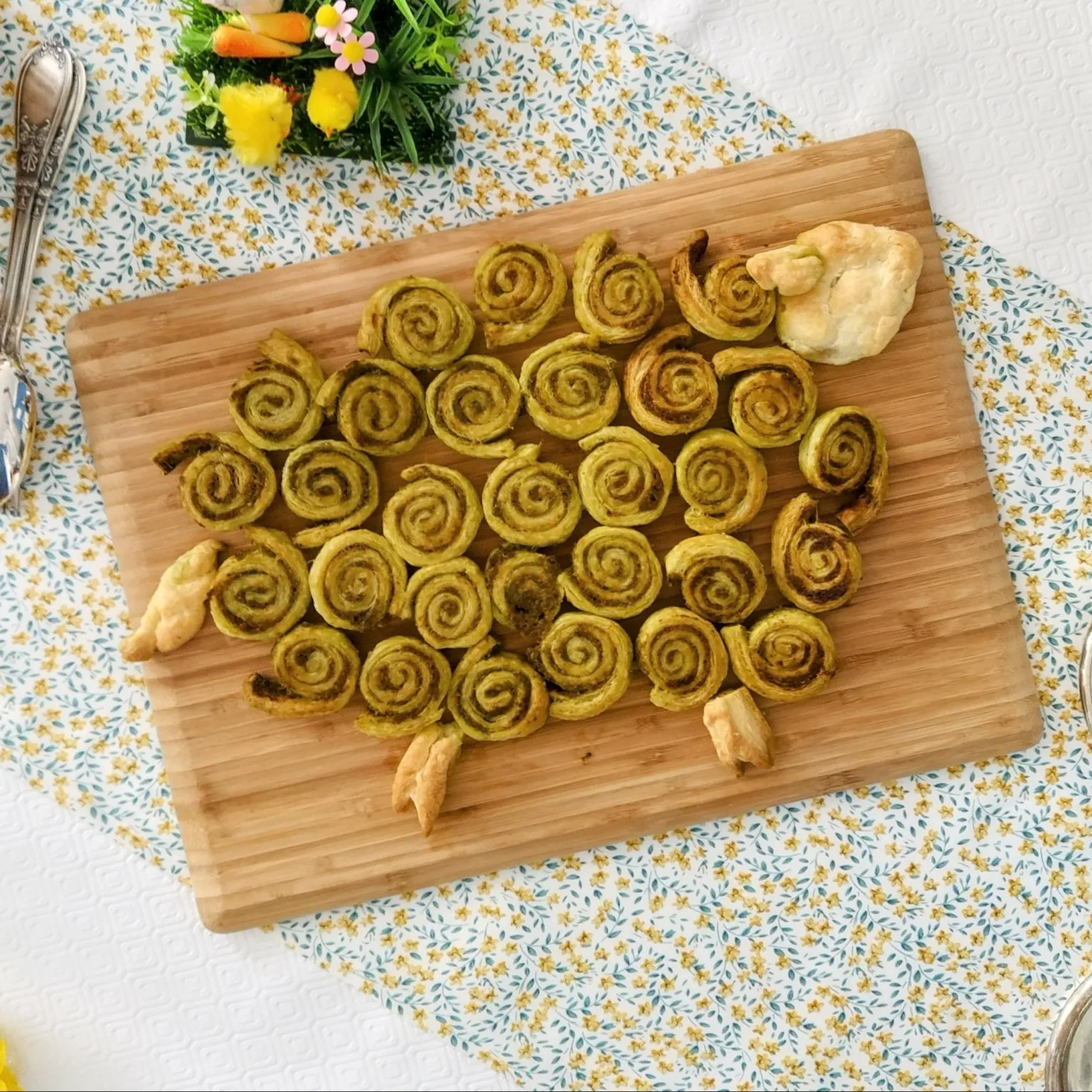 Feuilleté mouton de Pâques au pesto