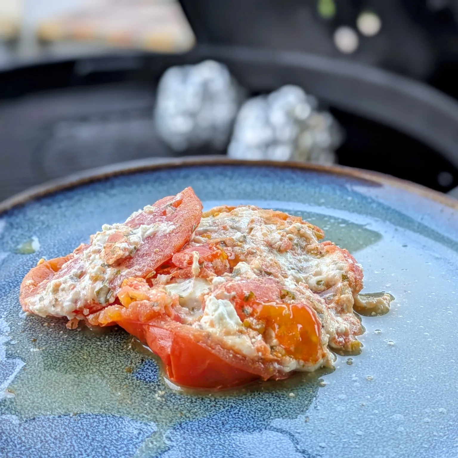 Tomates farcies au BBQ