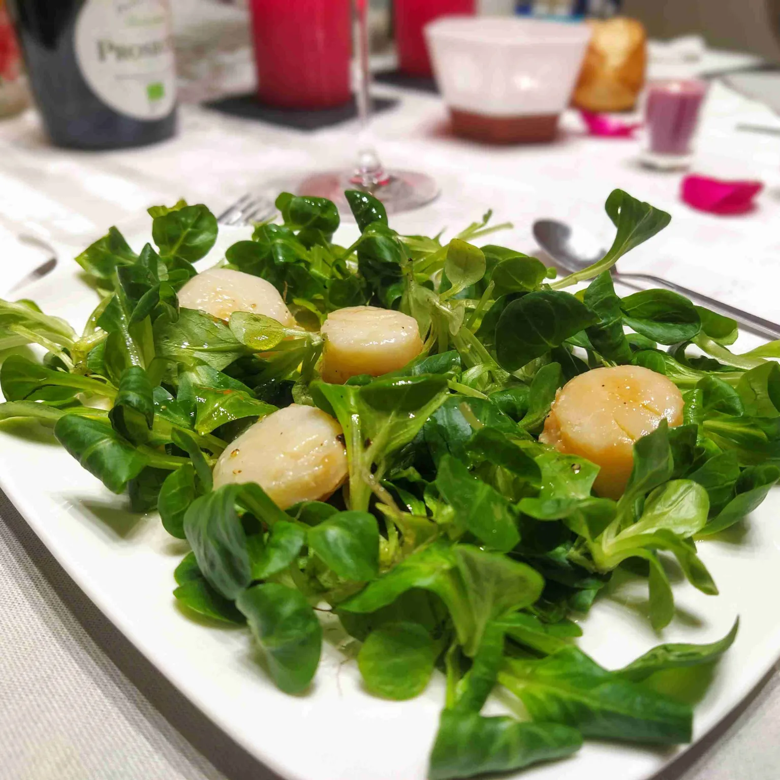 Salade de noix de Saint-Jacques aux agrumes