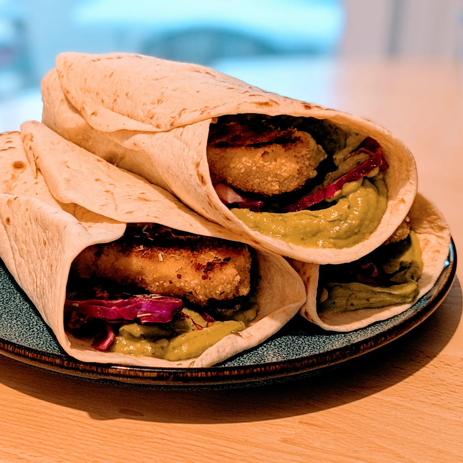 Tacos de poisson pané