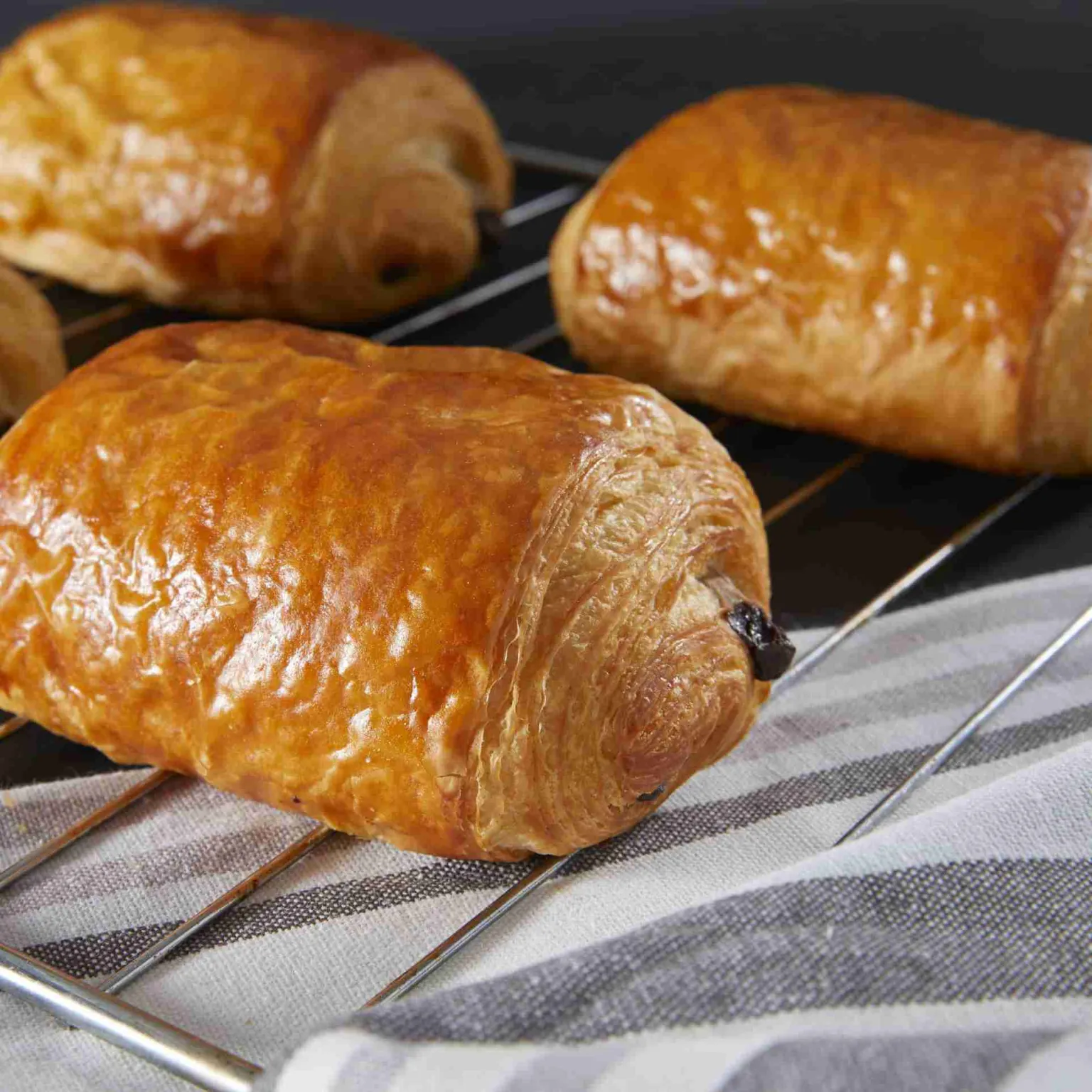 Pain au chocolat (sans beurre)