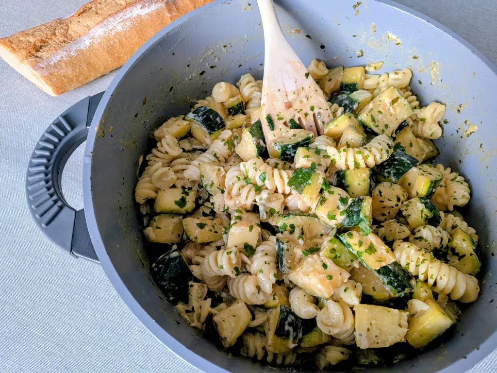 Carbonara aux courgettes