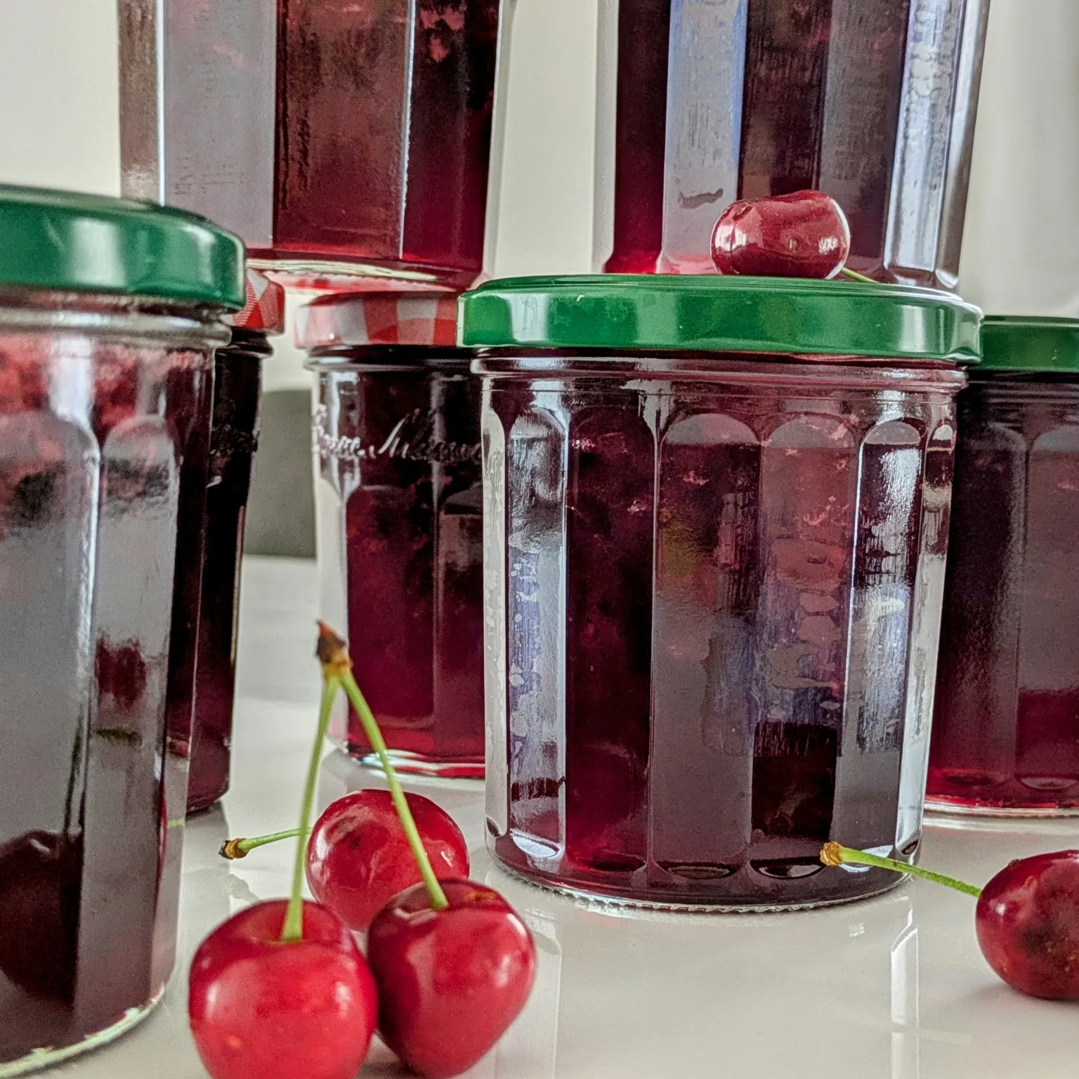 Confiture de cerise maison