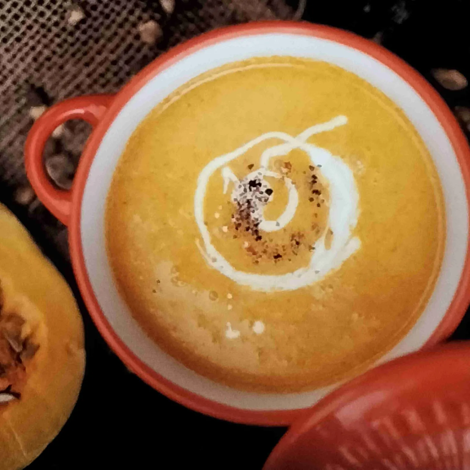 Velouté de butternut à la cannelle