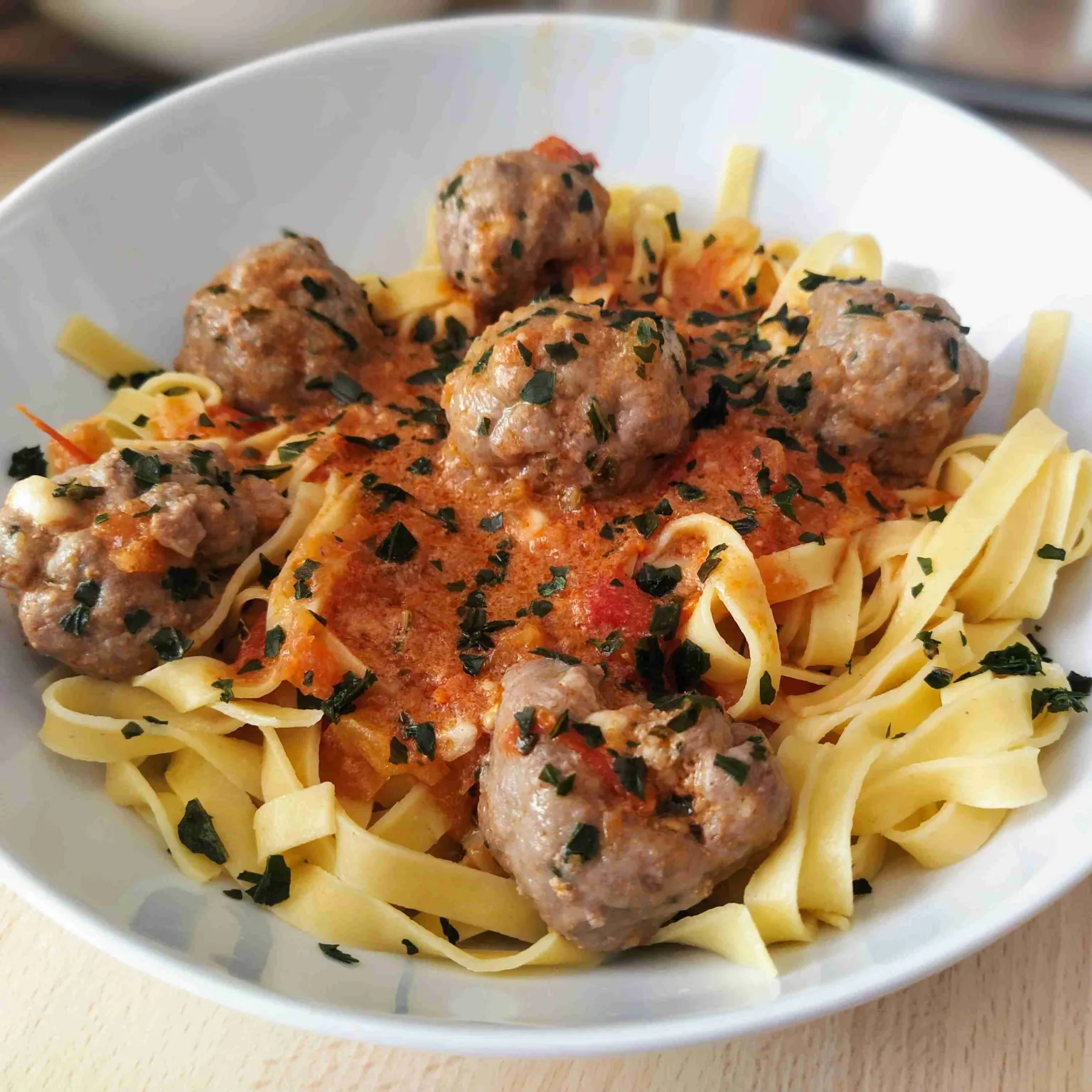 Boulettes de boeuf farcies à la mozzarella