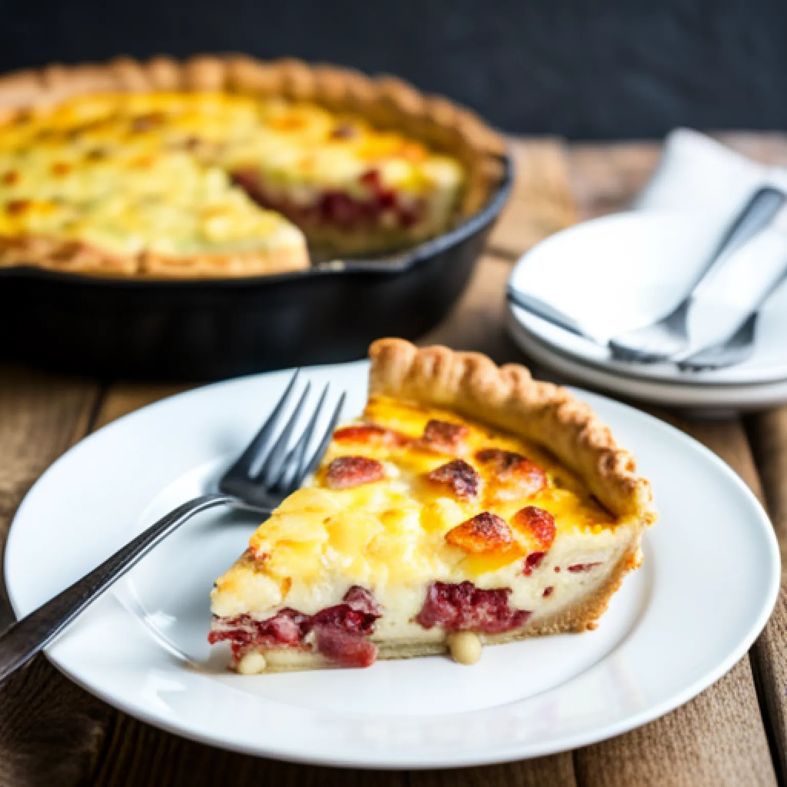 Quiche lorraine traditionnelle