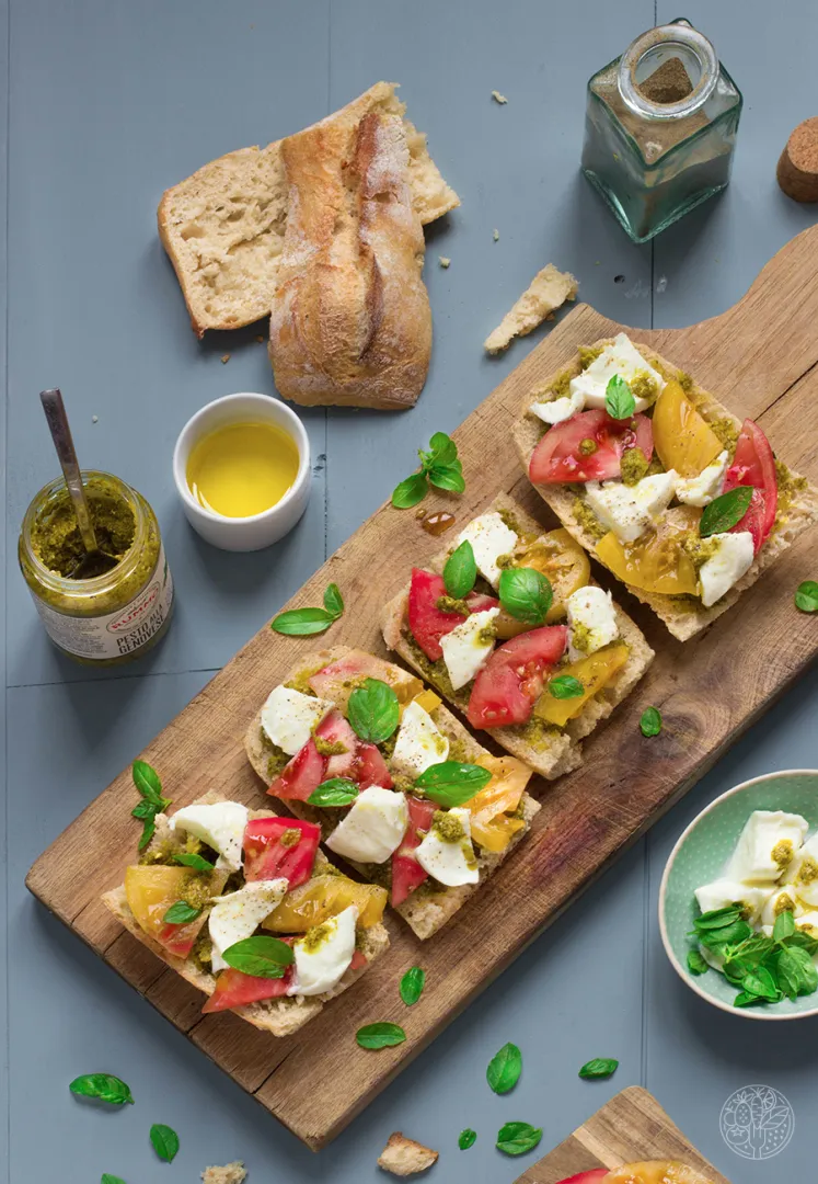 Bruschetta aux saveurs italiennes