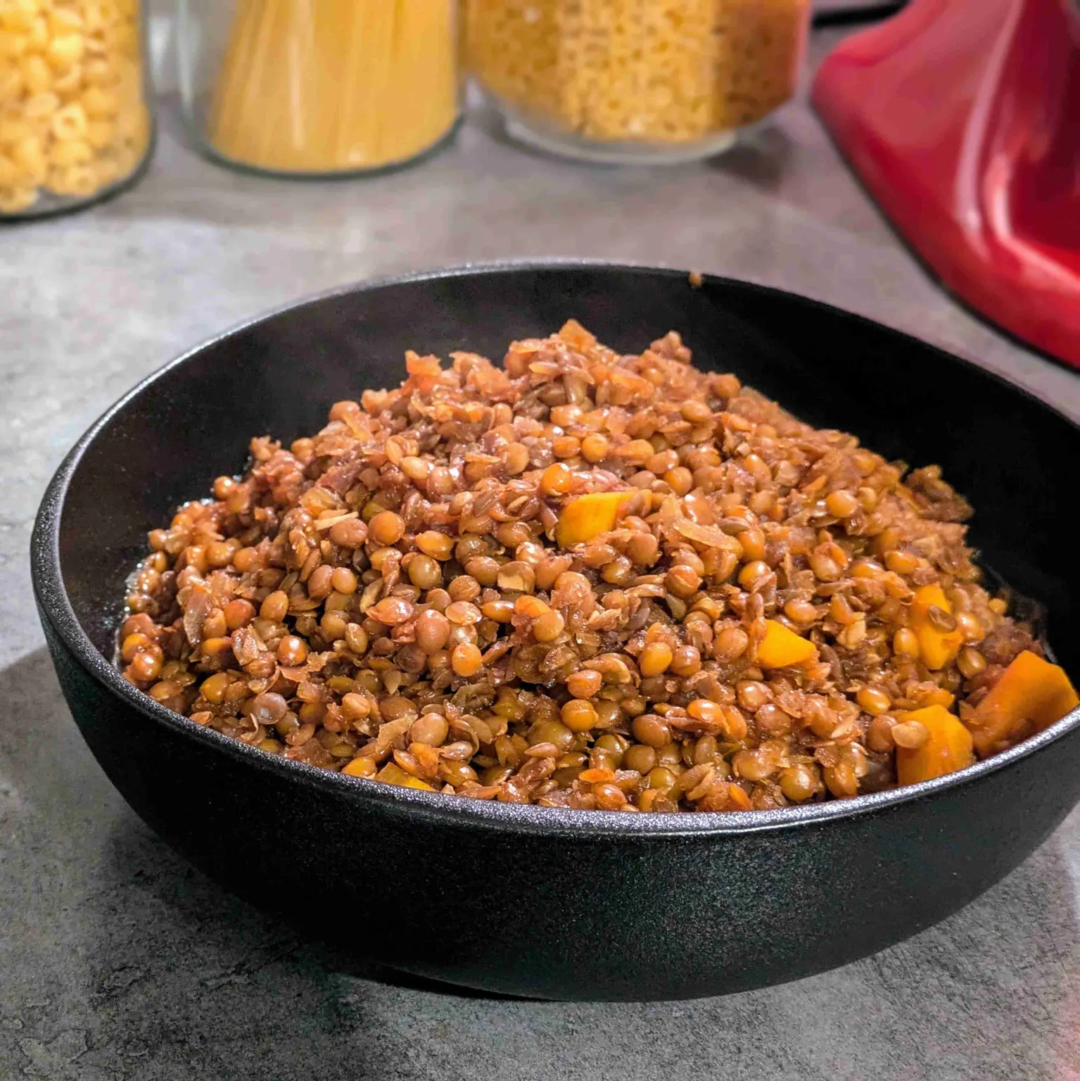 Lentilles aux carottes