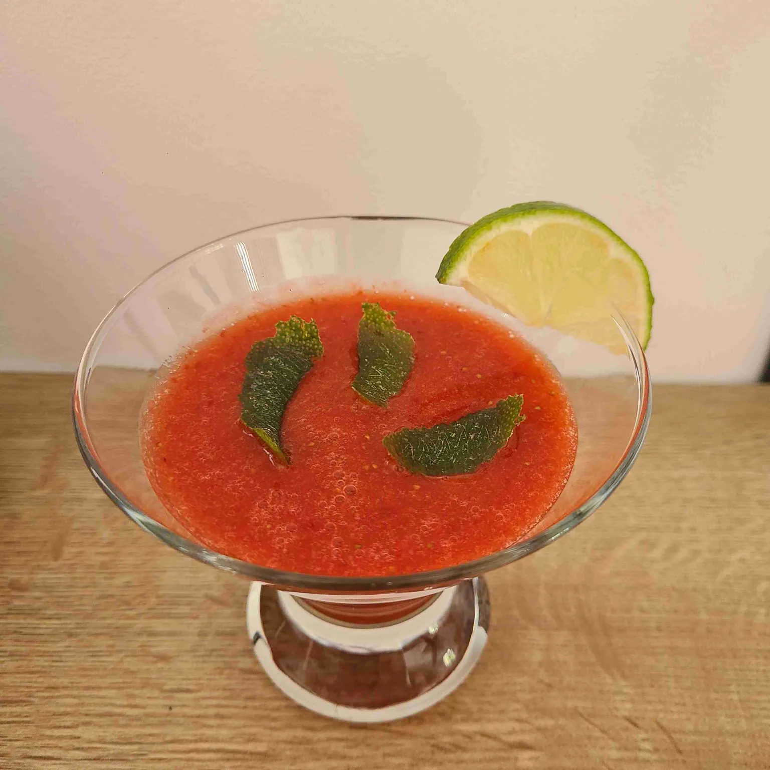 Soupe de fraises