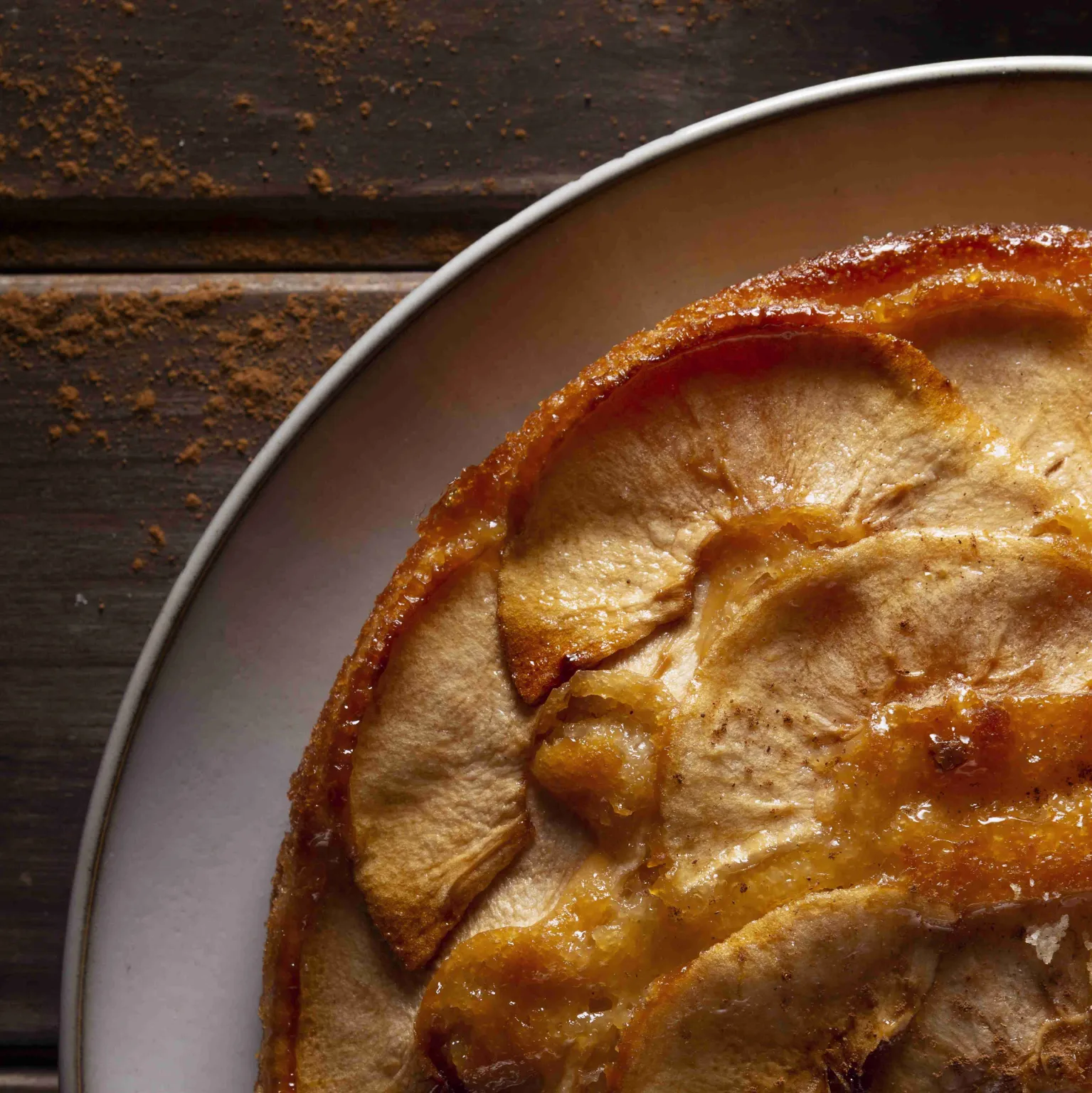 Tarte aux pommes caramélisées
