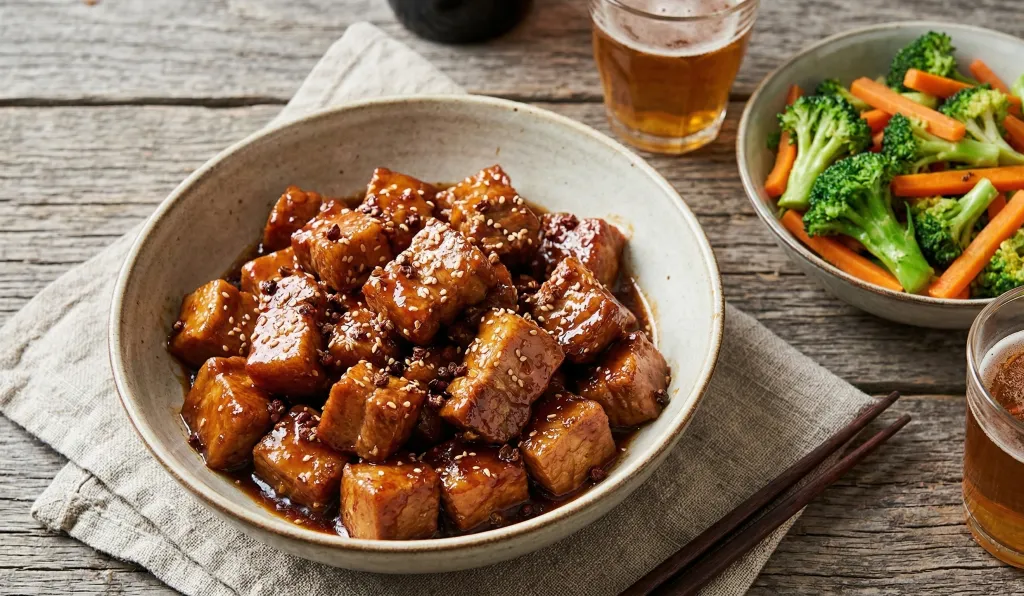 Sauté de Porc au Caramel et Poivre de Sichuan