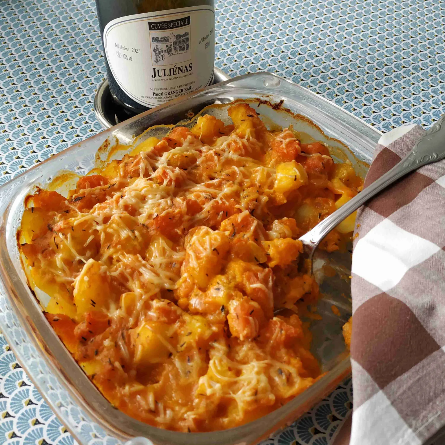 Gratin de courge butternut