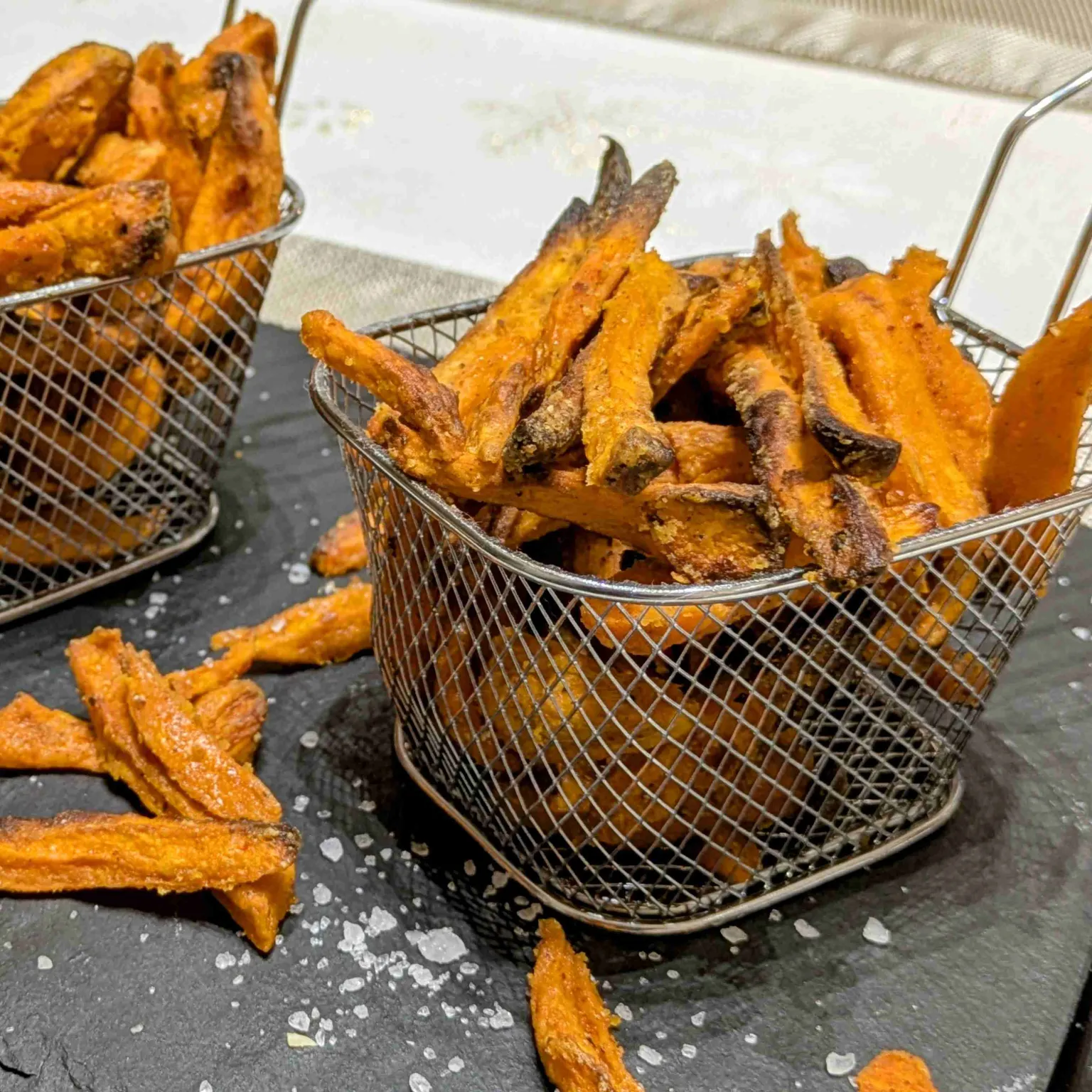 Frites de patates douces croustillantes