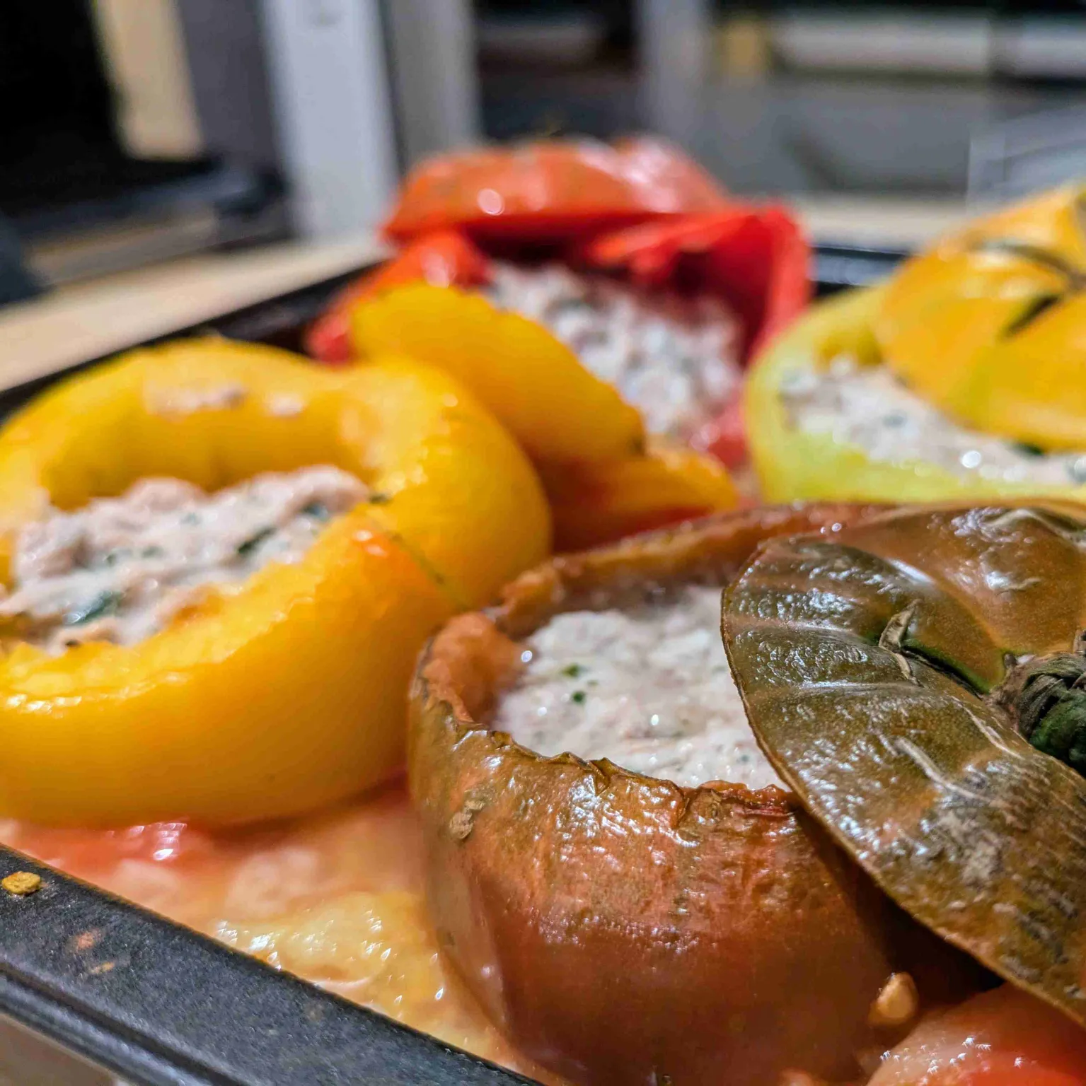 Tomates farcies au thon