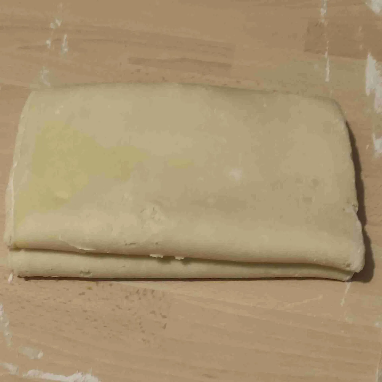 Pâte feuilletée inversée