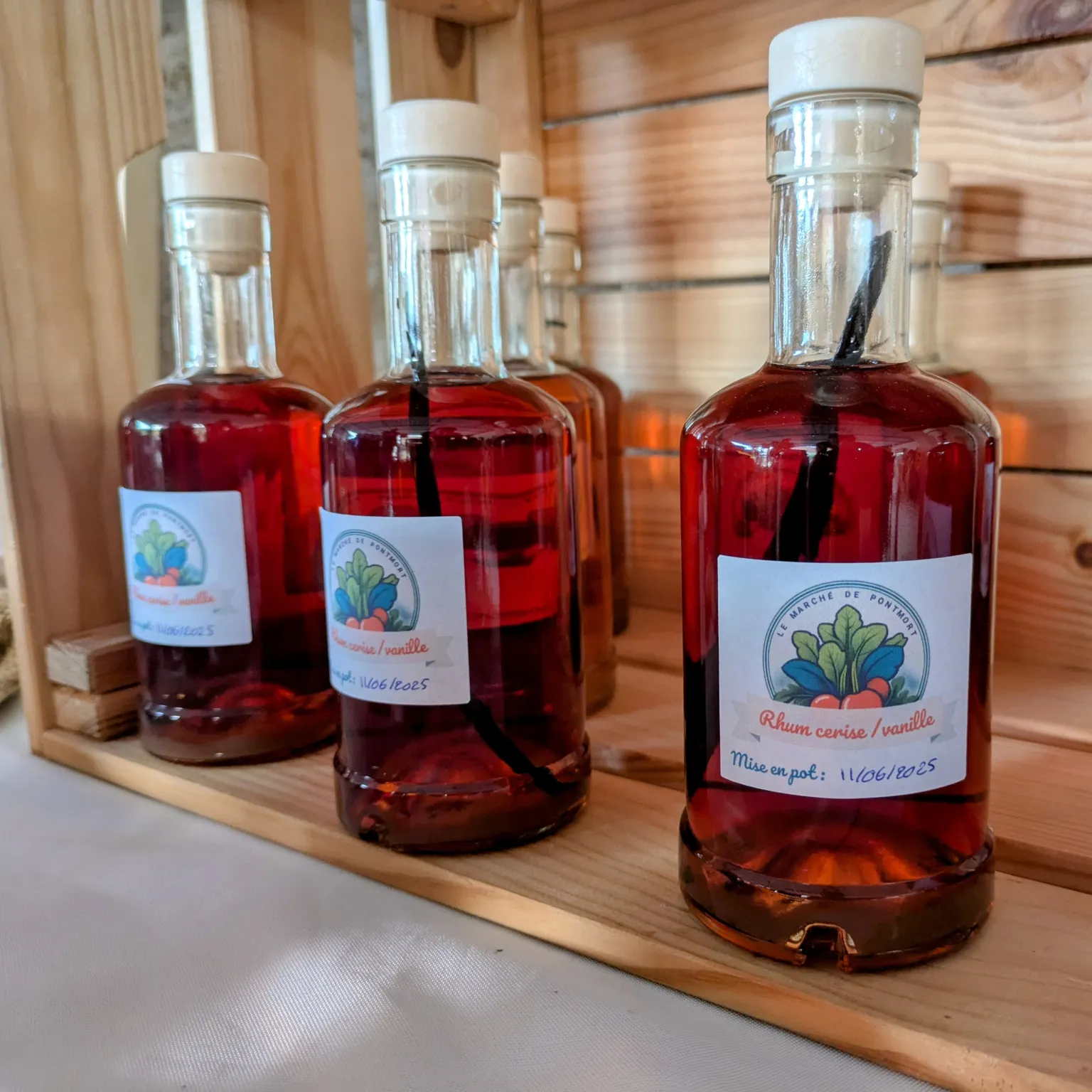 Rhum arrangé cerise/vanille