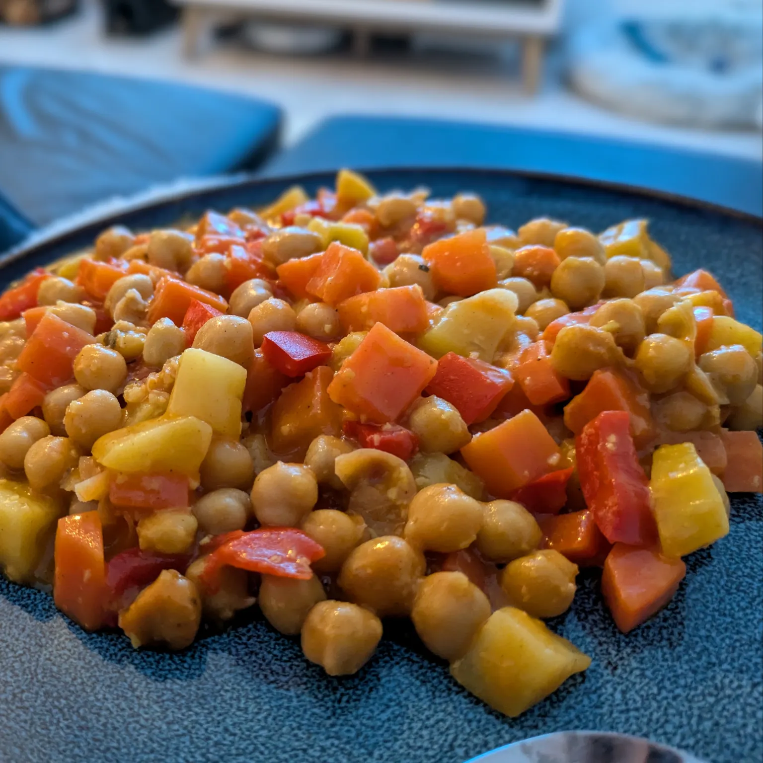 Curry de légumes et pois chiches