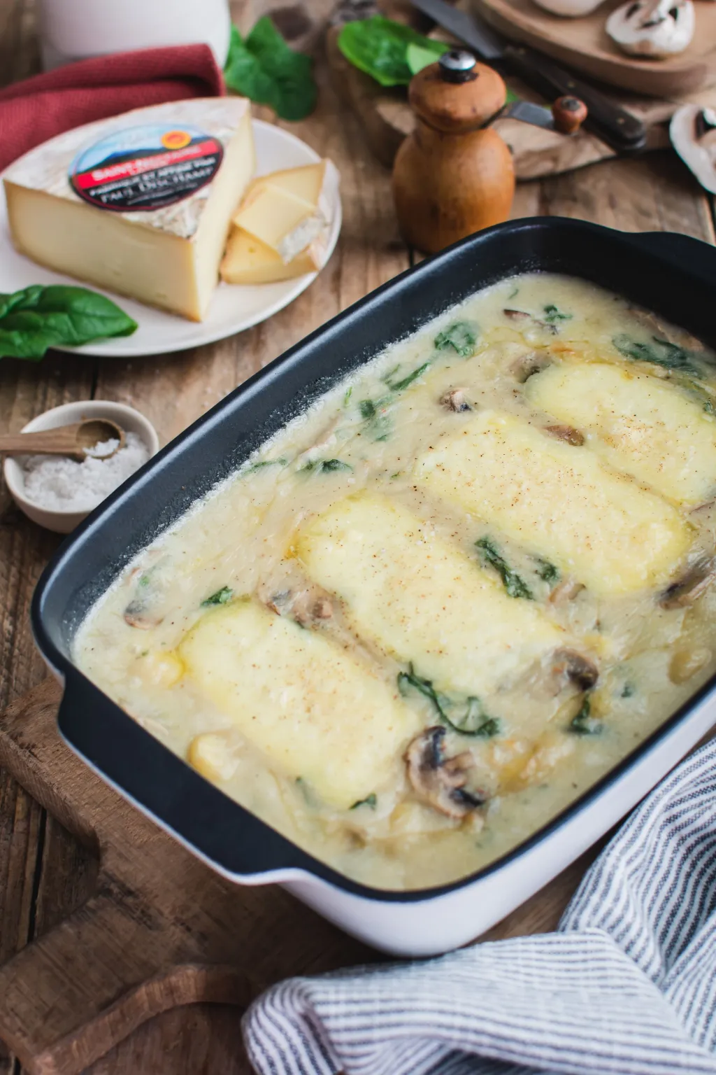 Gratin de gnocchis au saint-nectaire