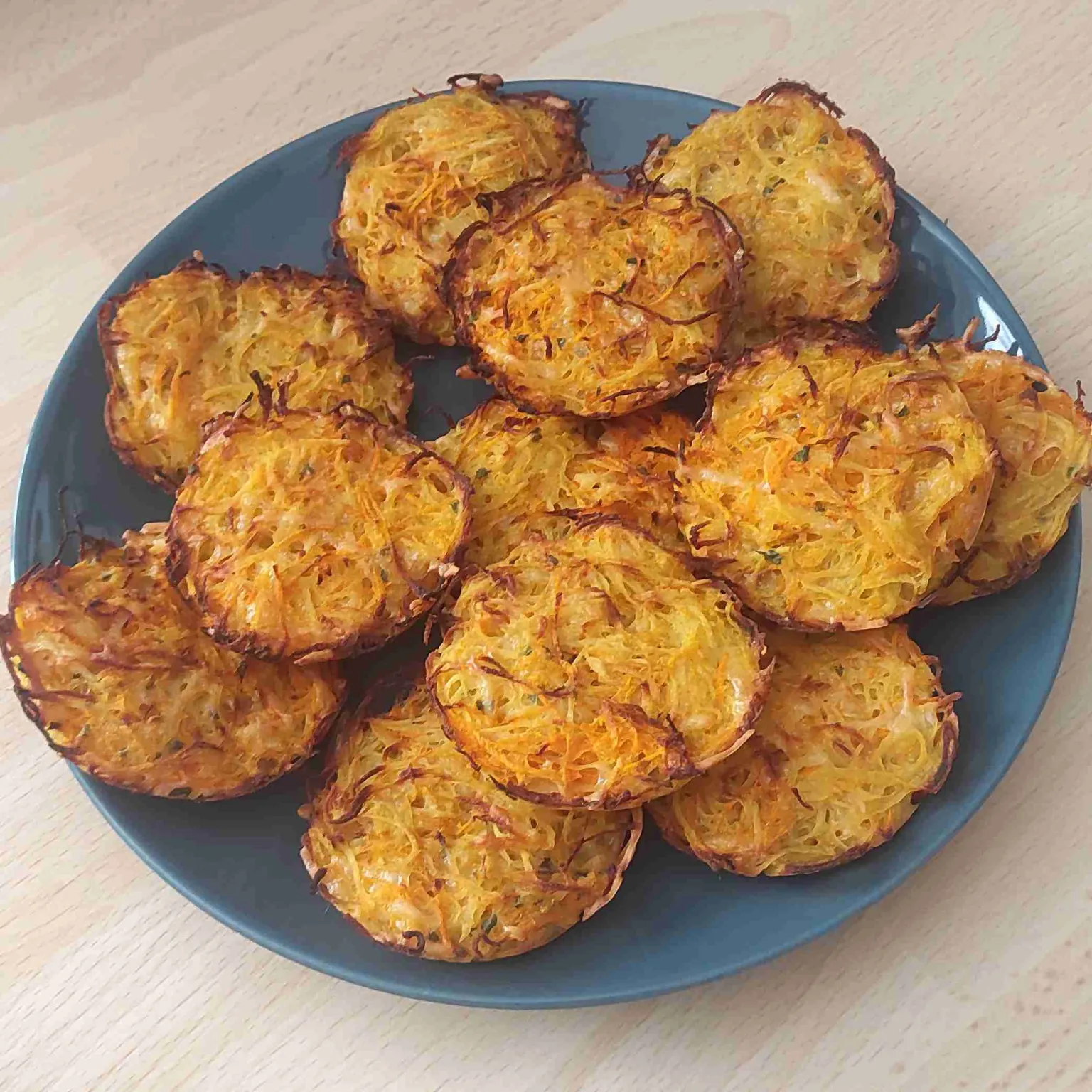 Rostis de pommes de terre et carottes