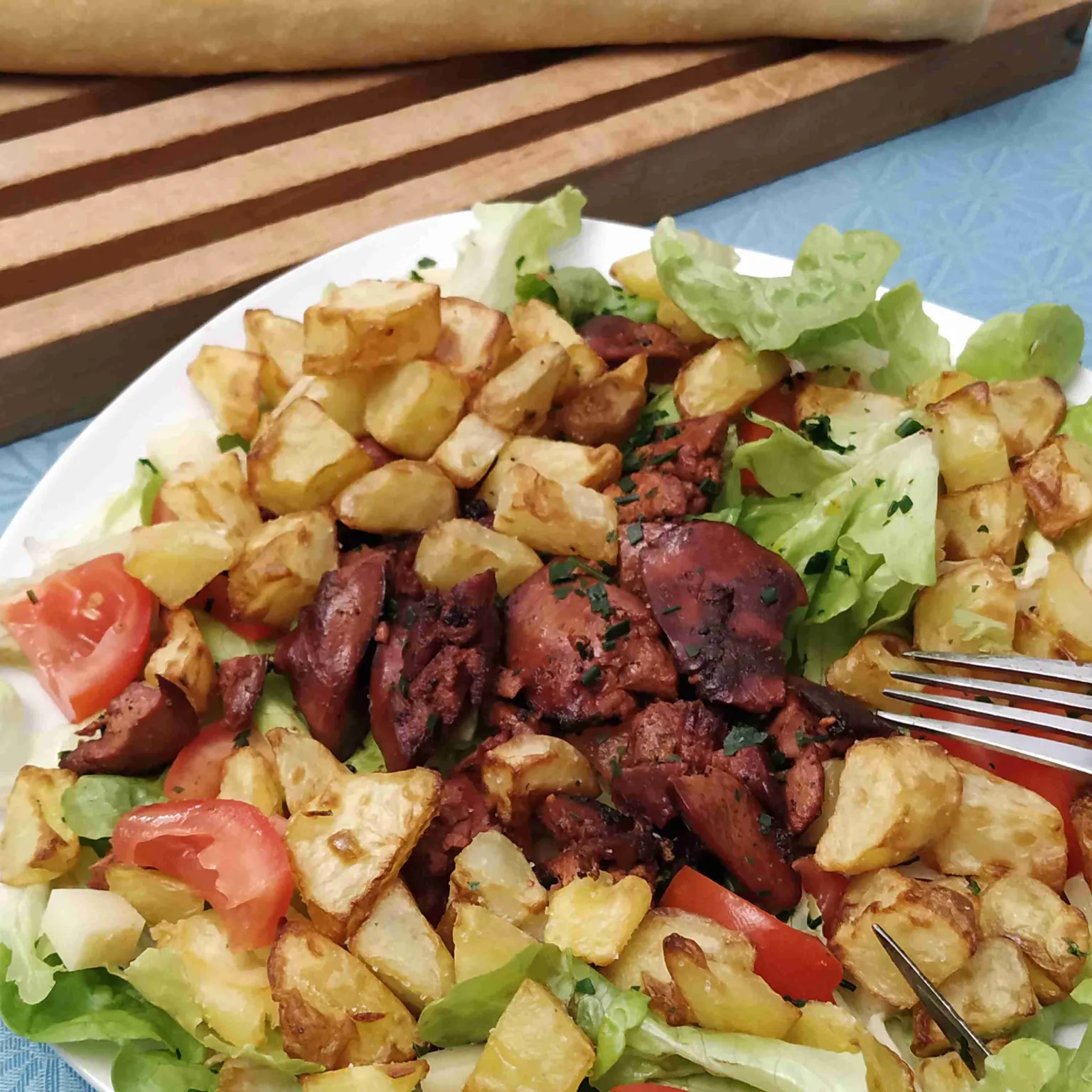 Salade de foies de volaille