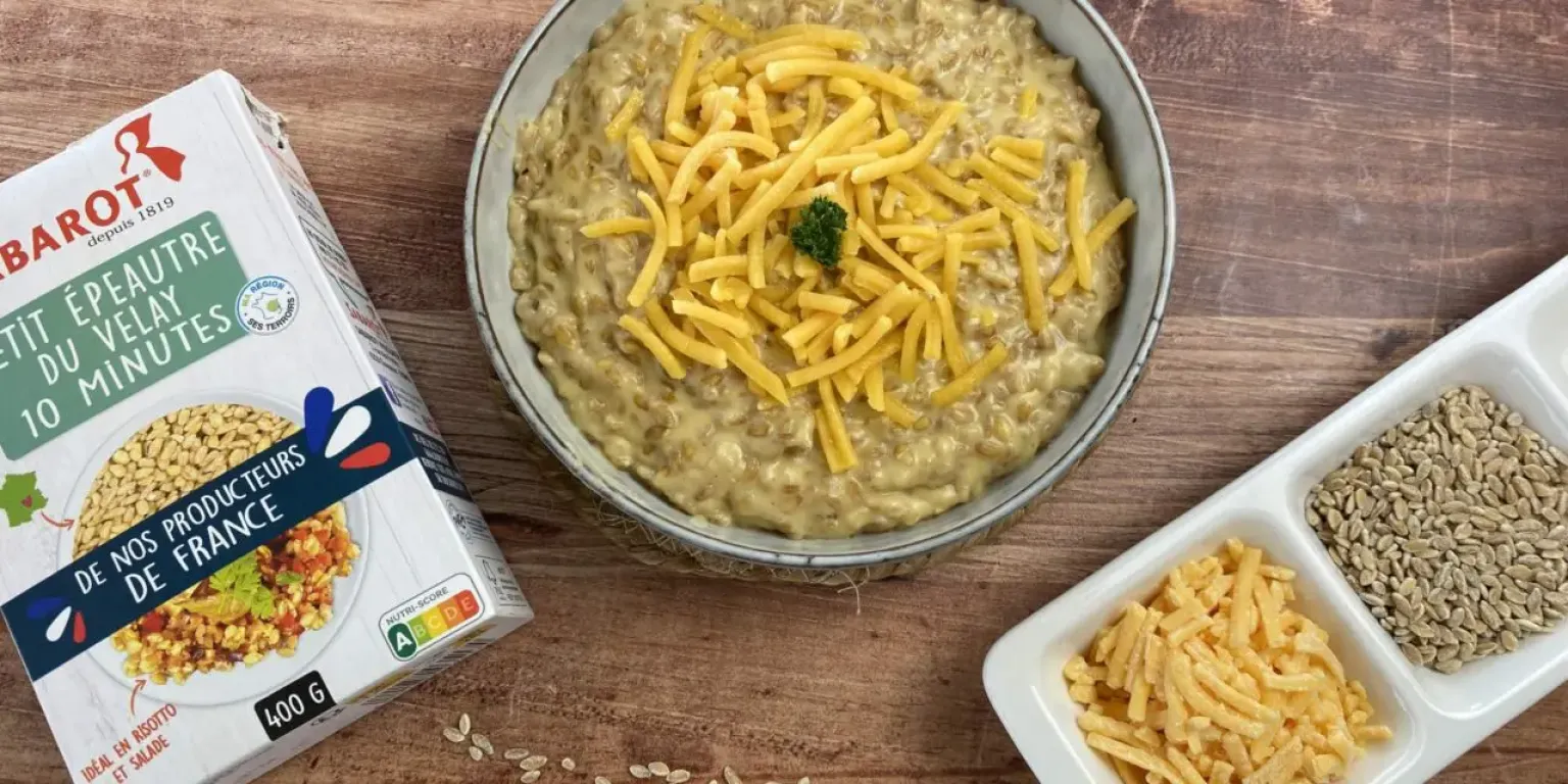 Petit Épeautre du Velay version « Mac & Cheese »