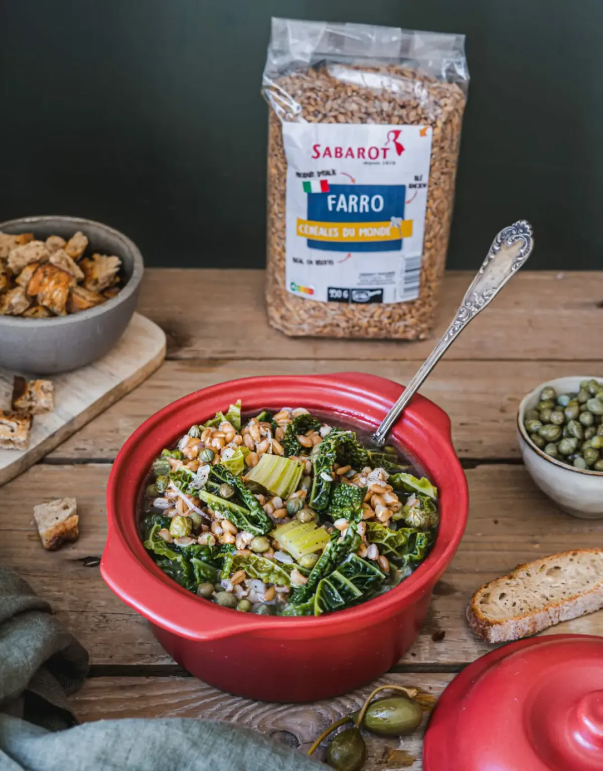Soupe farro verde