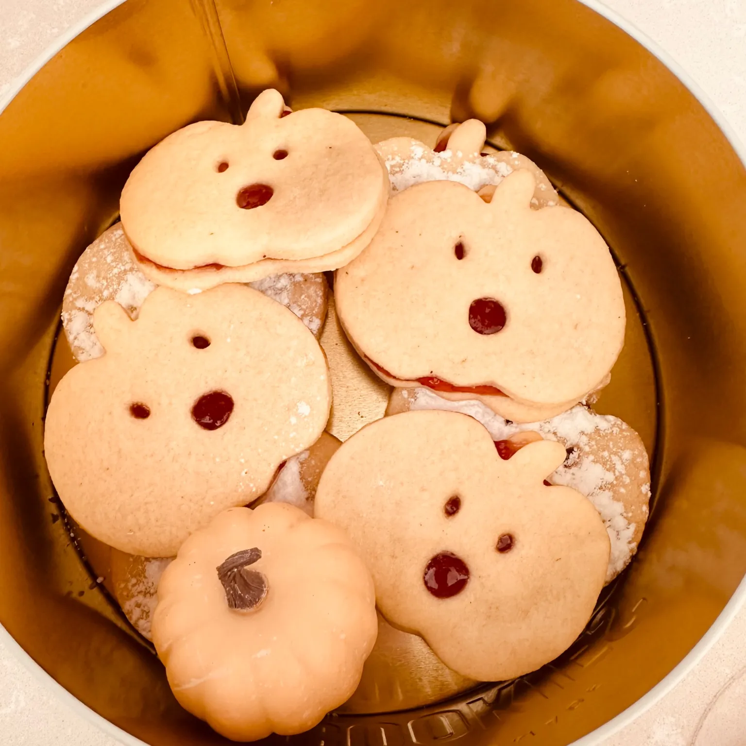 Sablés d’Halloween façon « lunettes »