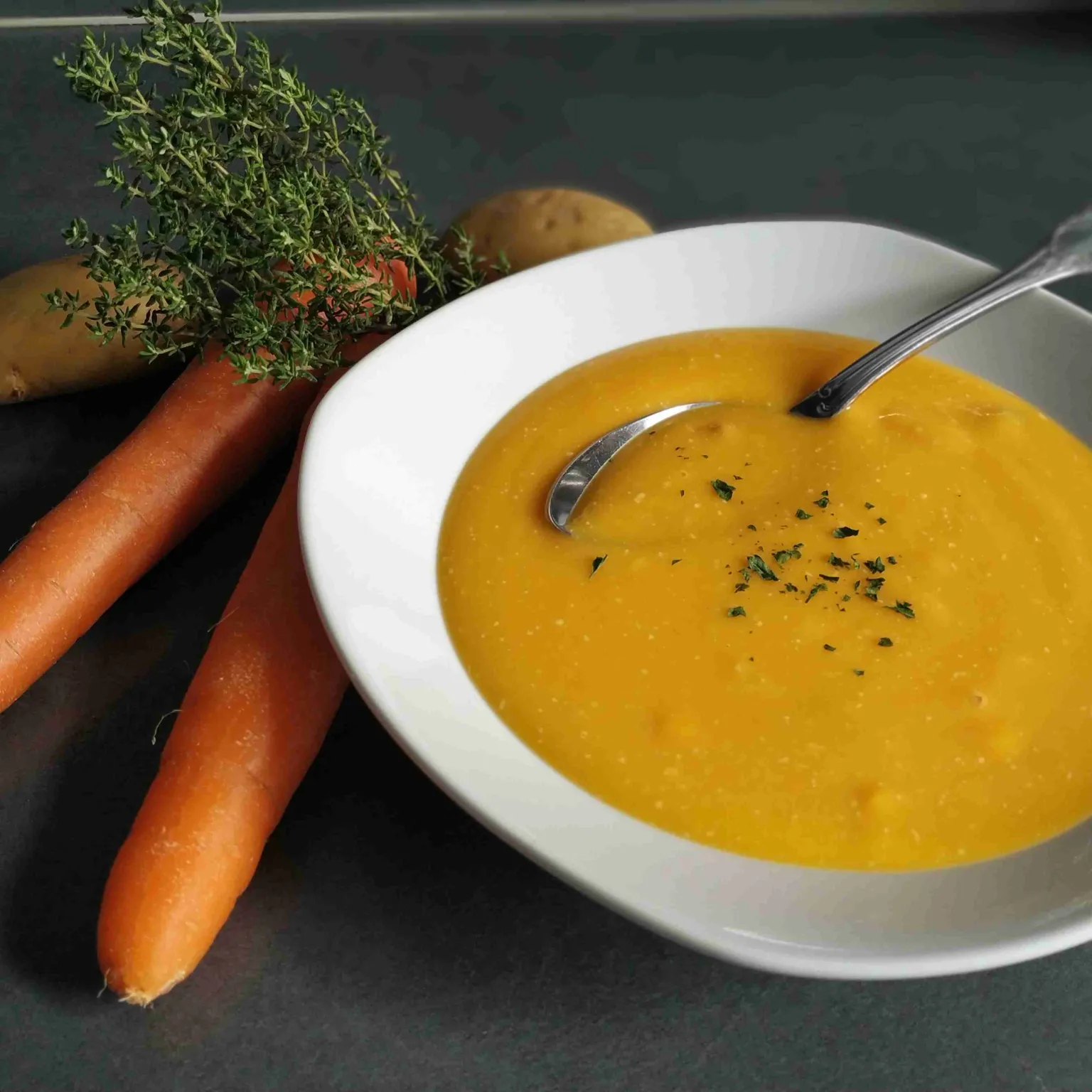 Velouté carottes pommes de terre