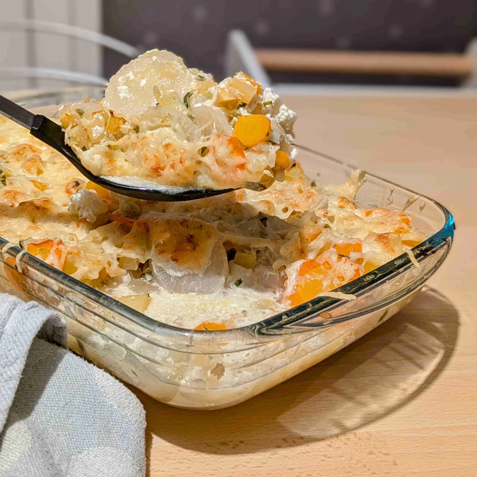 Gratin de légumes façon pot-au-feu