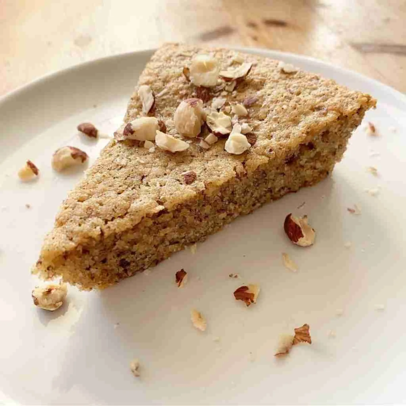 Gâteau noisettes/farine de châtaigne