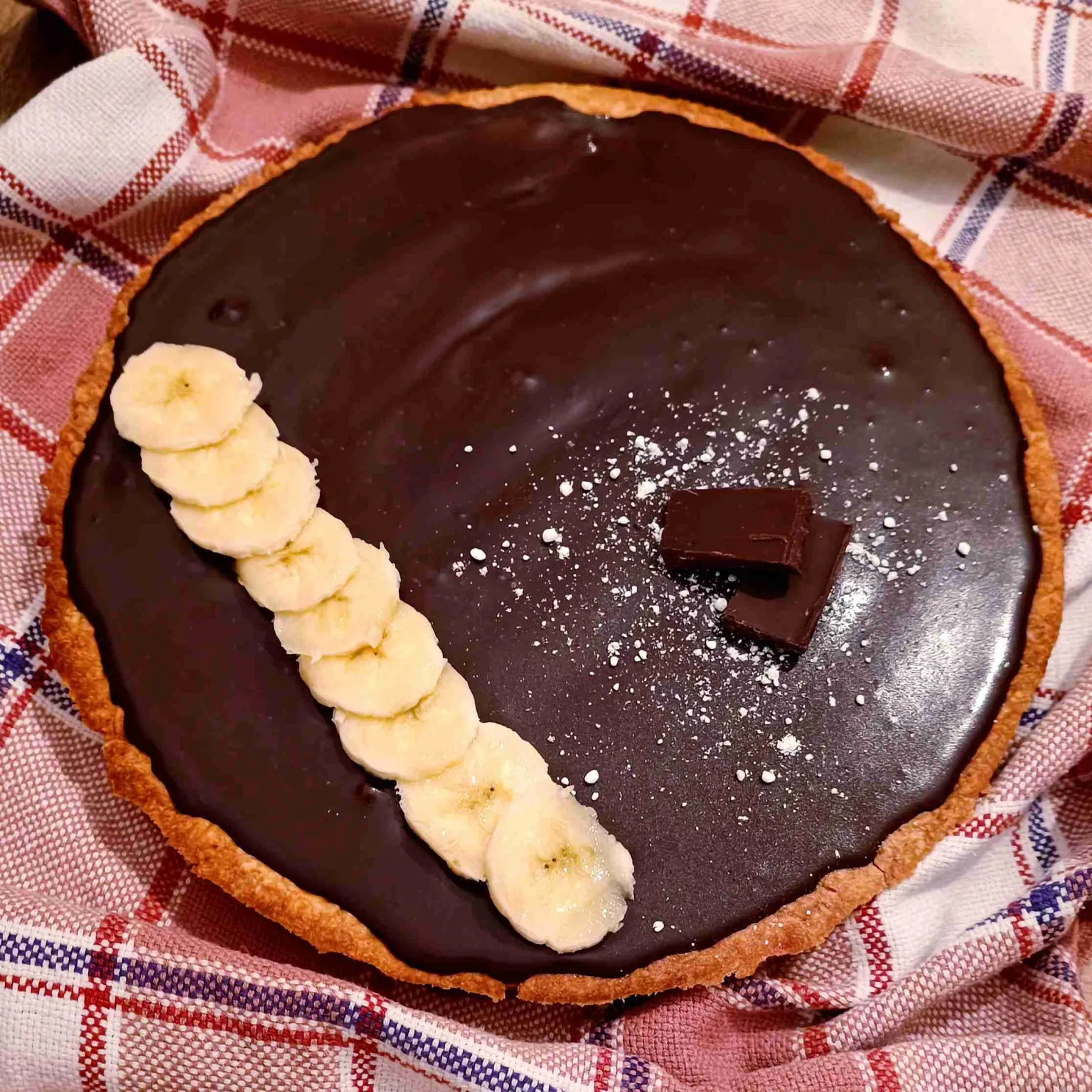 Tarte chocolat banane
