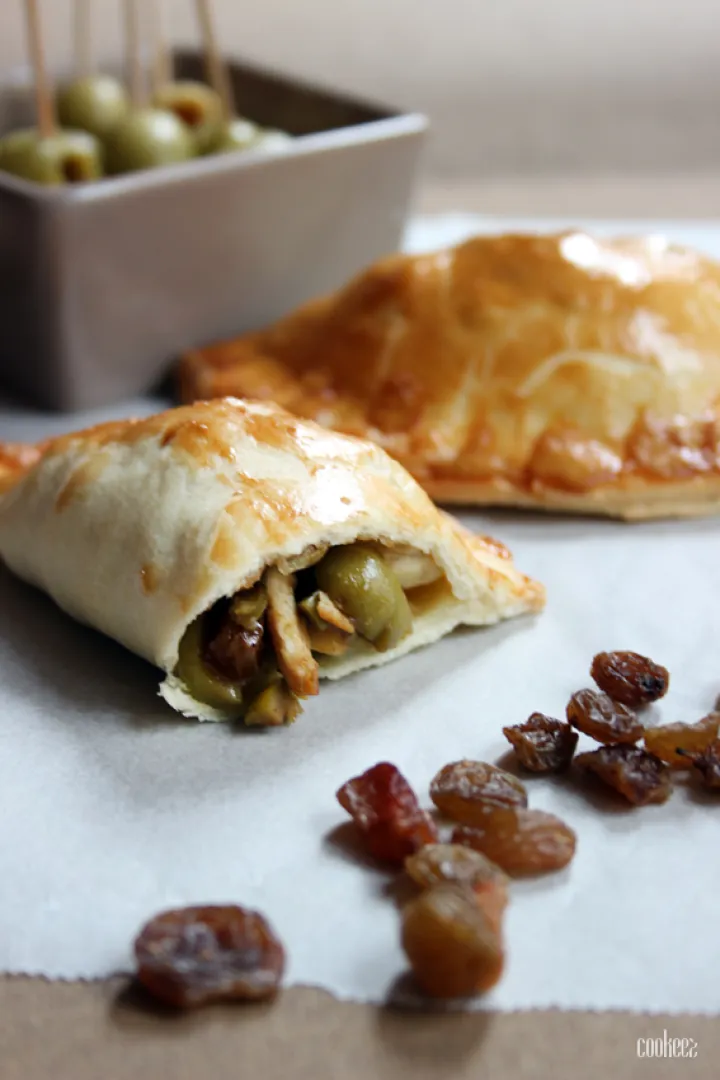 Chaussons poulet & olives