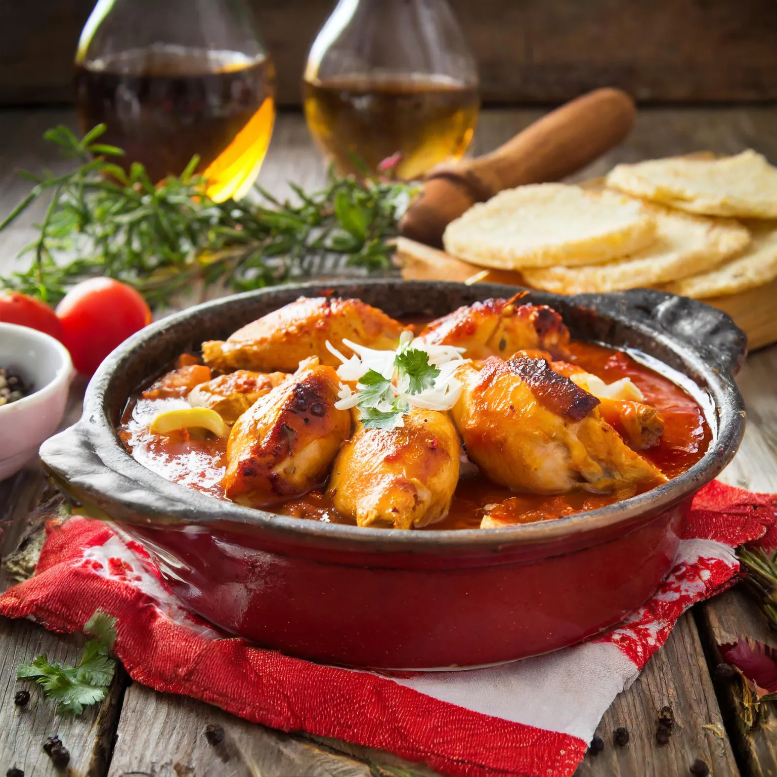 Poulet Basquaise