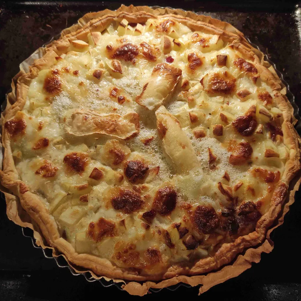 Quiche façon tartiflette
