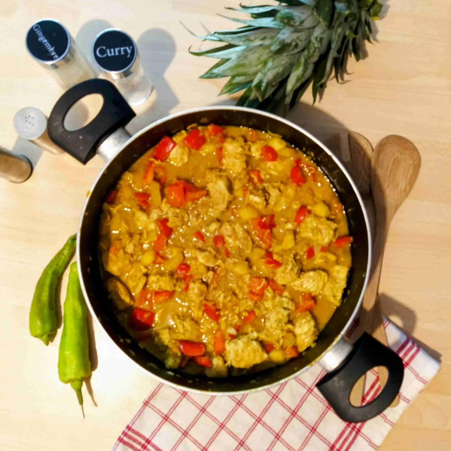 Mijoté de poulet thaï