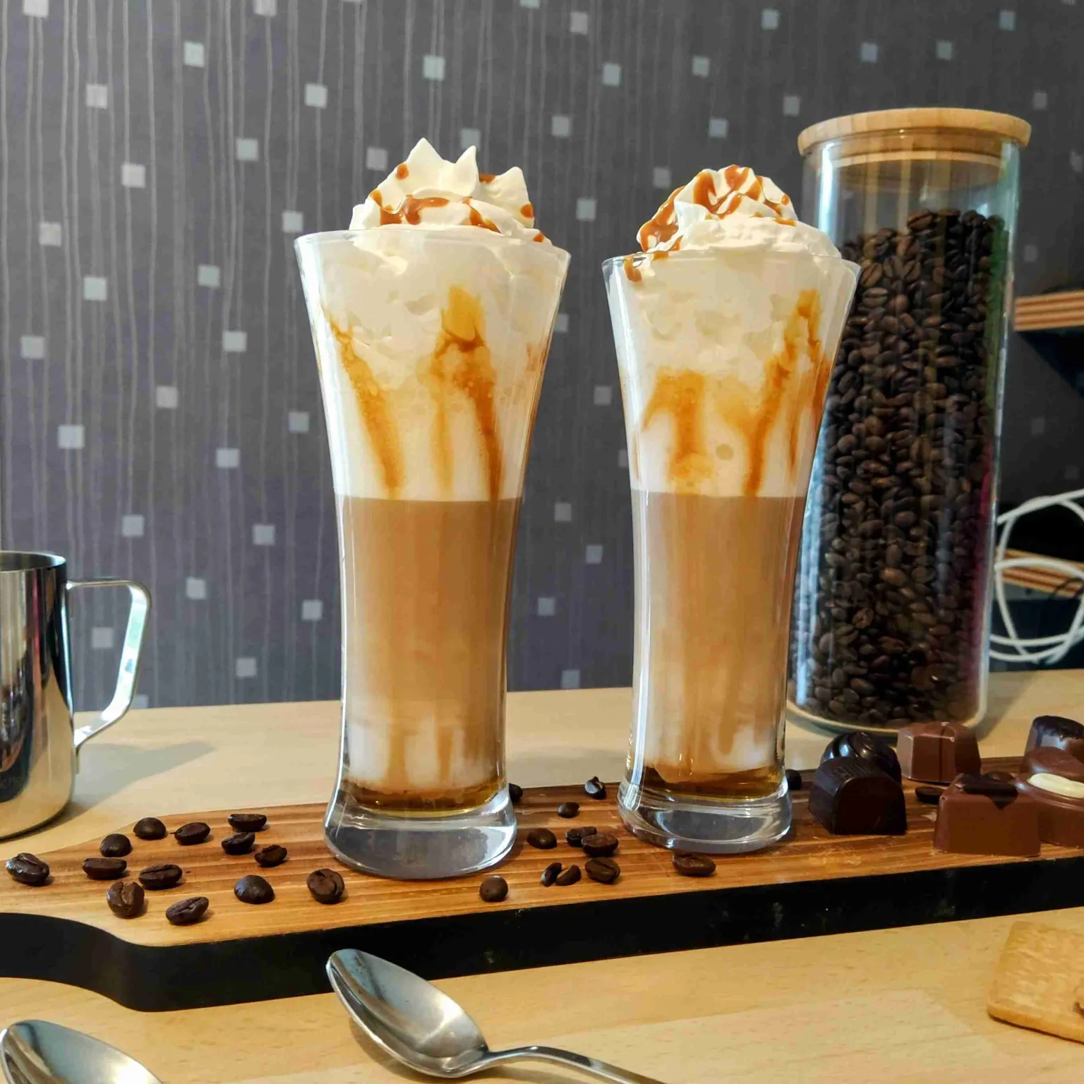 Latte macchiato caramel