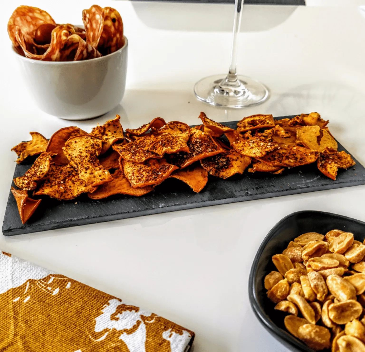 Chips de pommes épicées