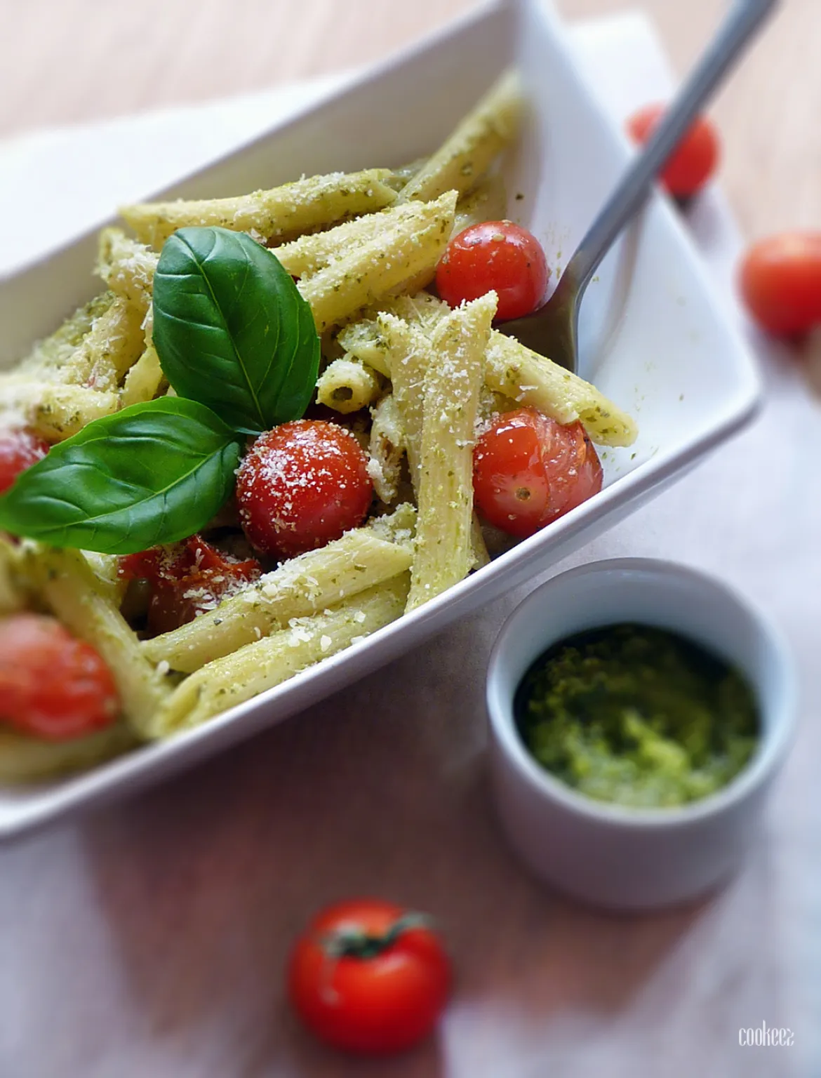Penne tomate & basilic