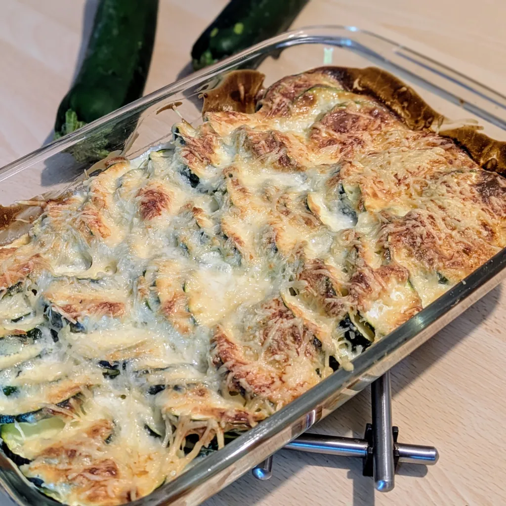 Gratin de courgettes au chèvre