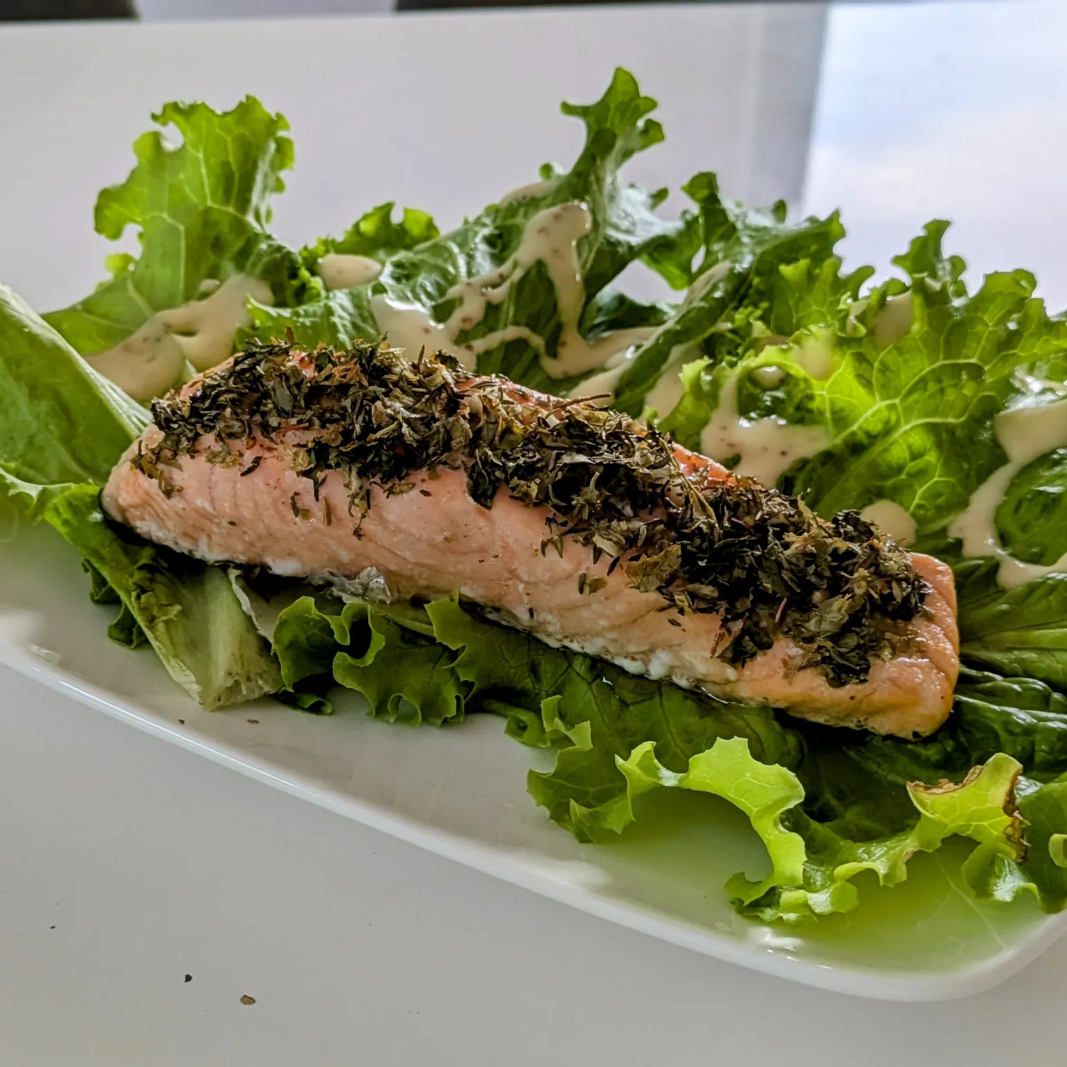 Filet de truite rôti aux herbes fraîches