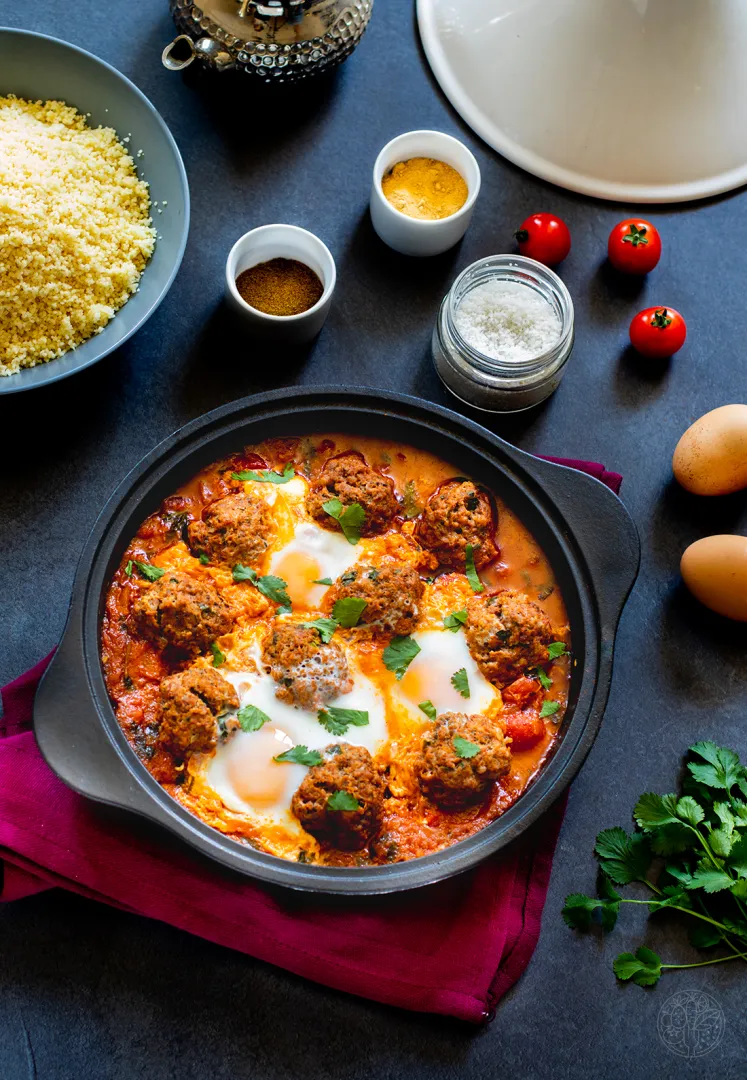 Tajine Kefta aux oeufs