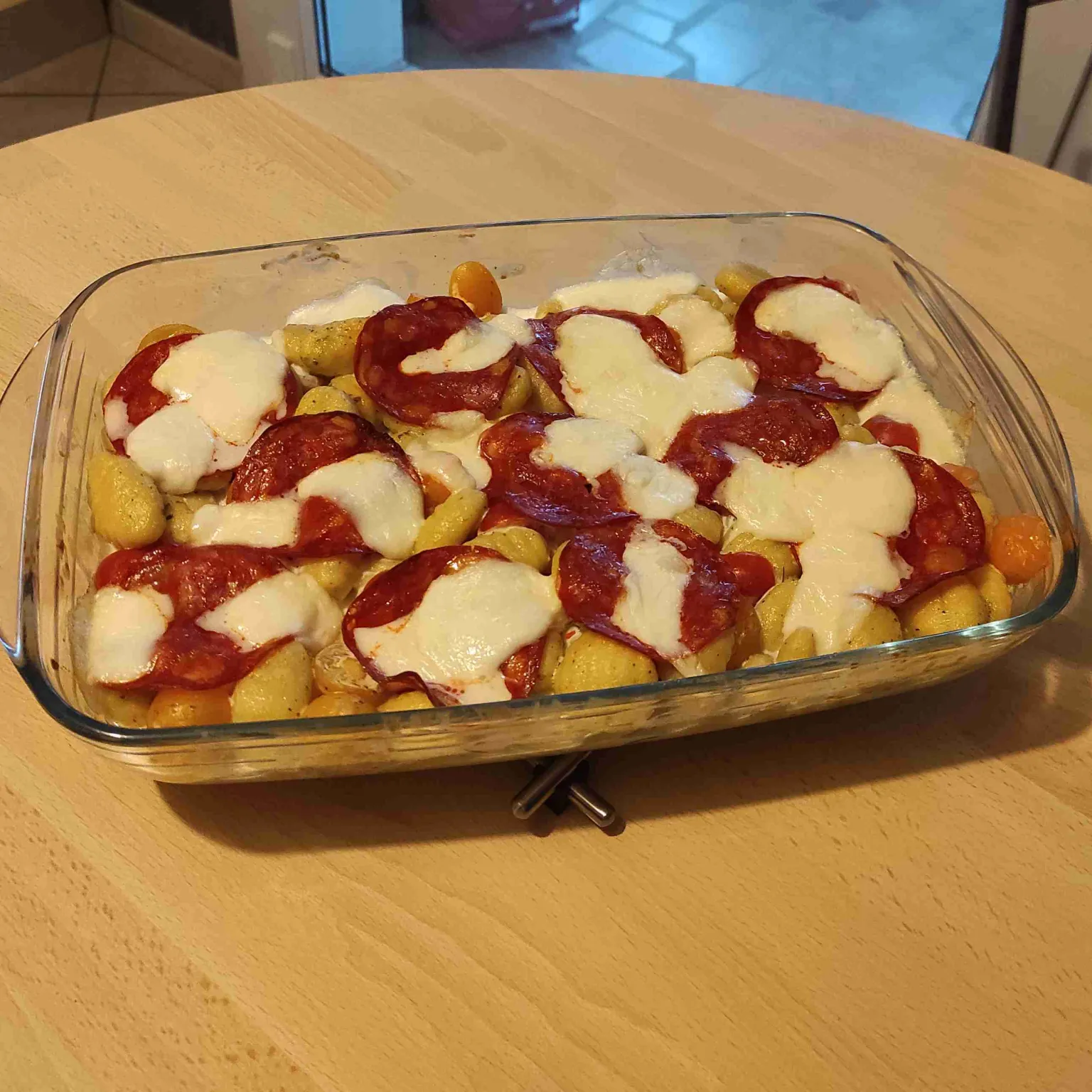 Gratin de Gnocchi au Chorizo