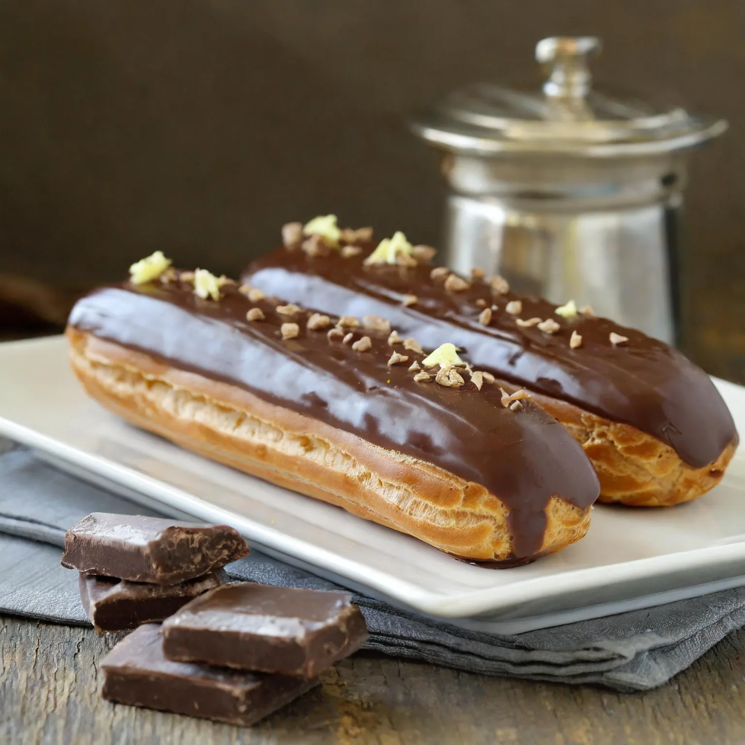 Éclair au chocolat