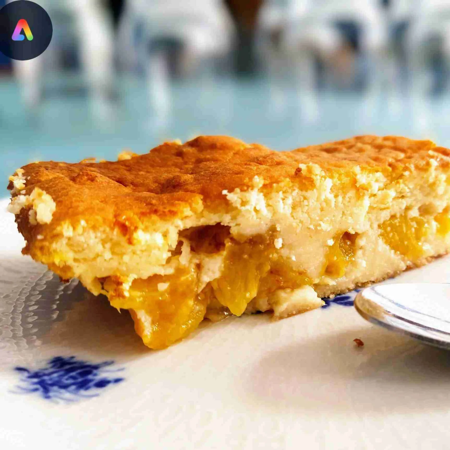 Clafoutis aux pêches